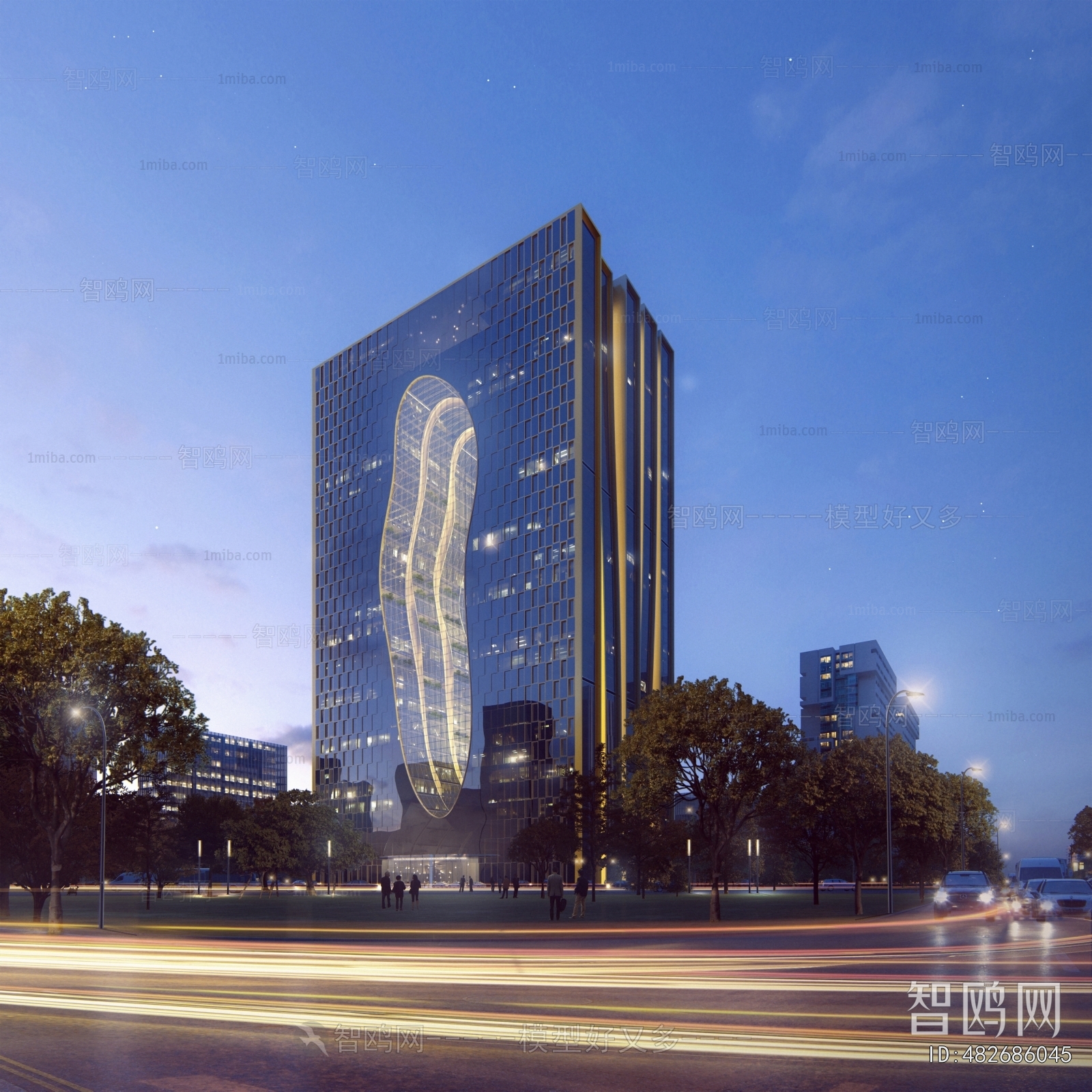Modern Appearance Of Commercial Building