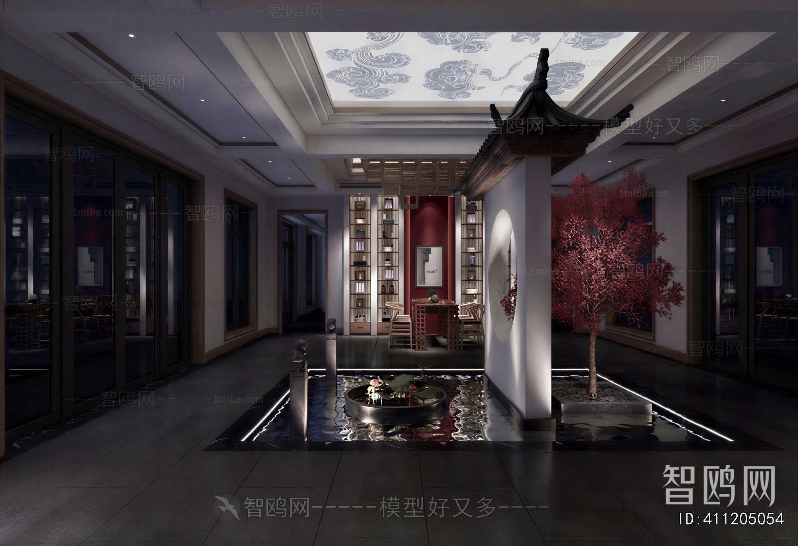 New Chinese Style Hallway