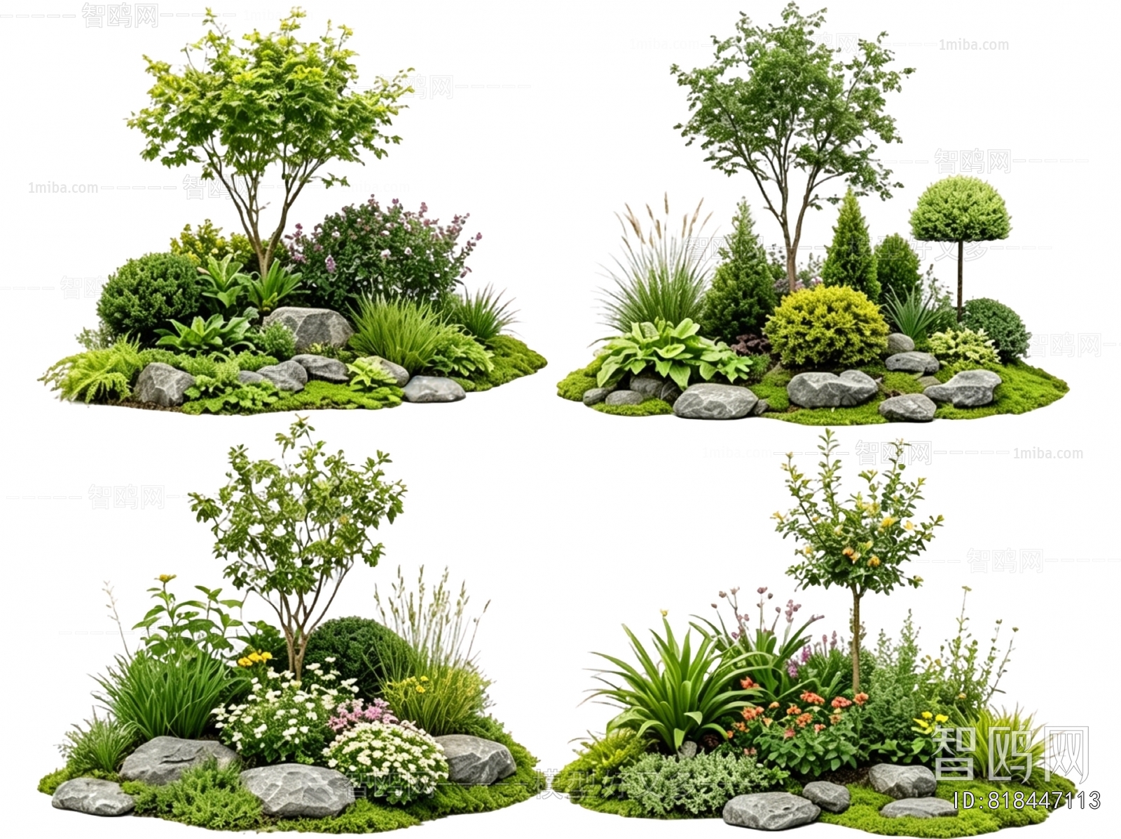 New Chinese Style Plant Landscaping