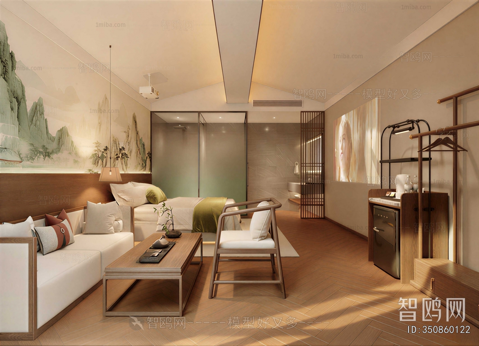 New Chinese Style Guest Room