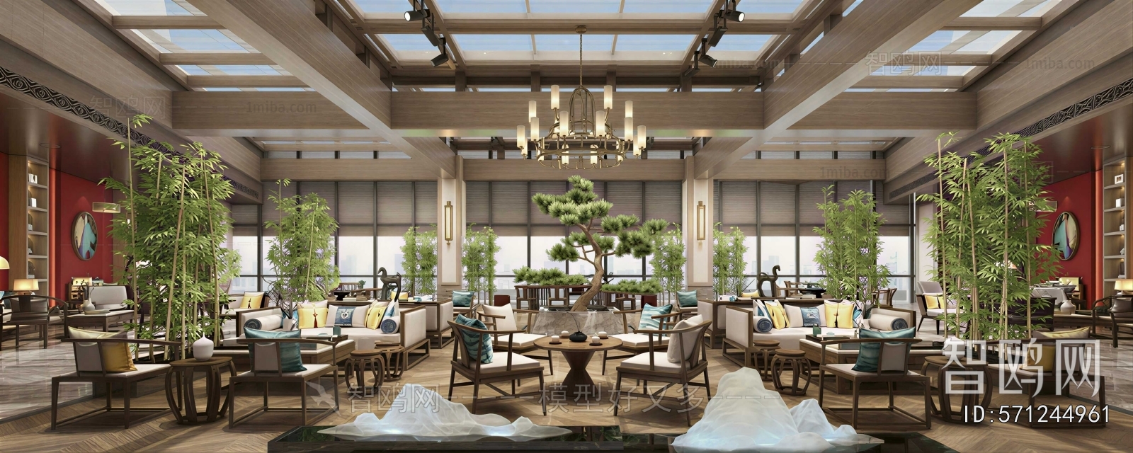 New Chinese Style Lobby Hall