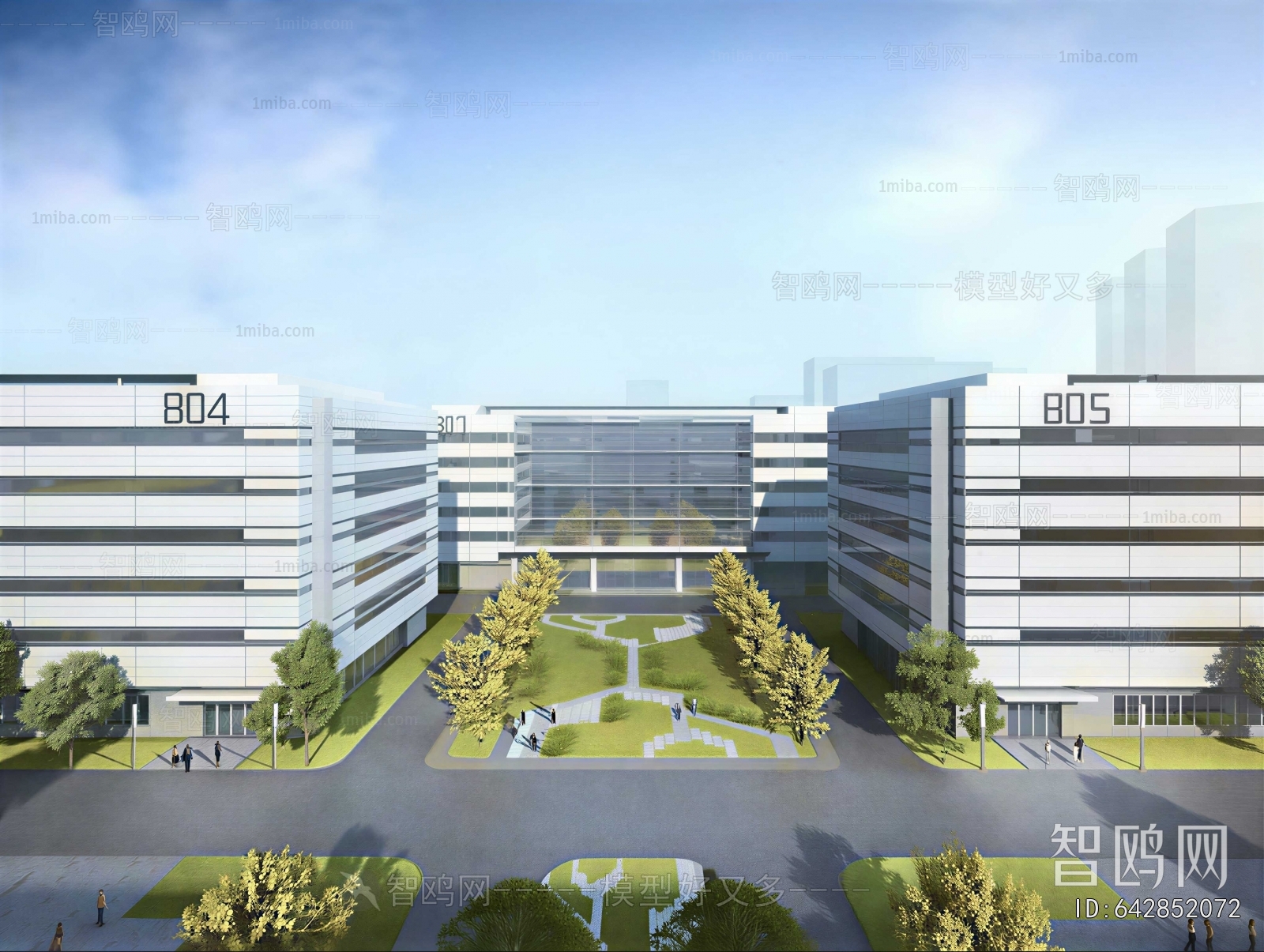 Modern Appearance Of Commercial Building