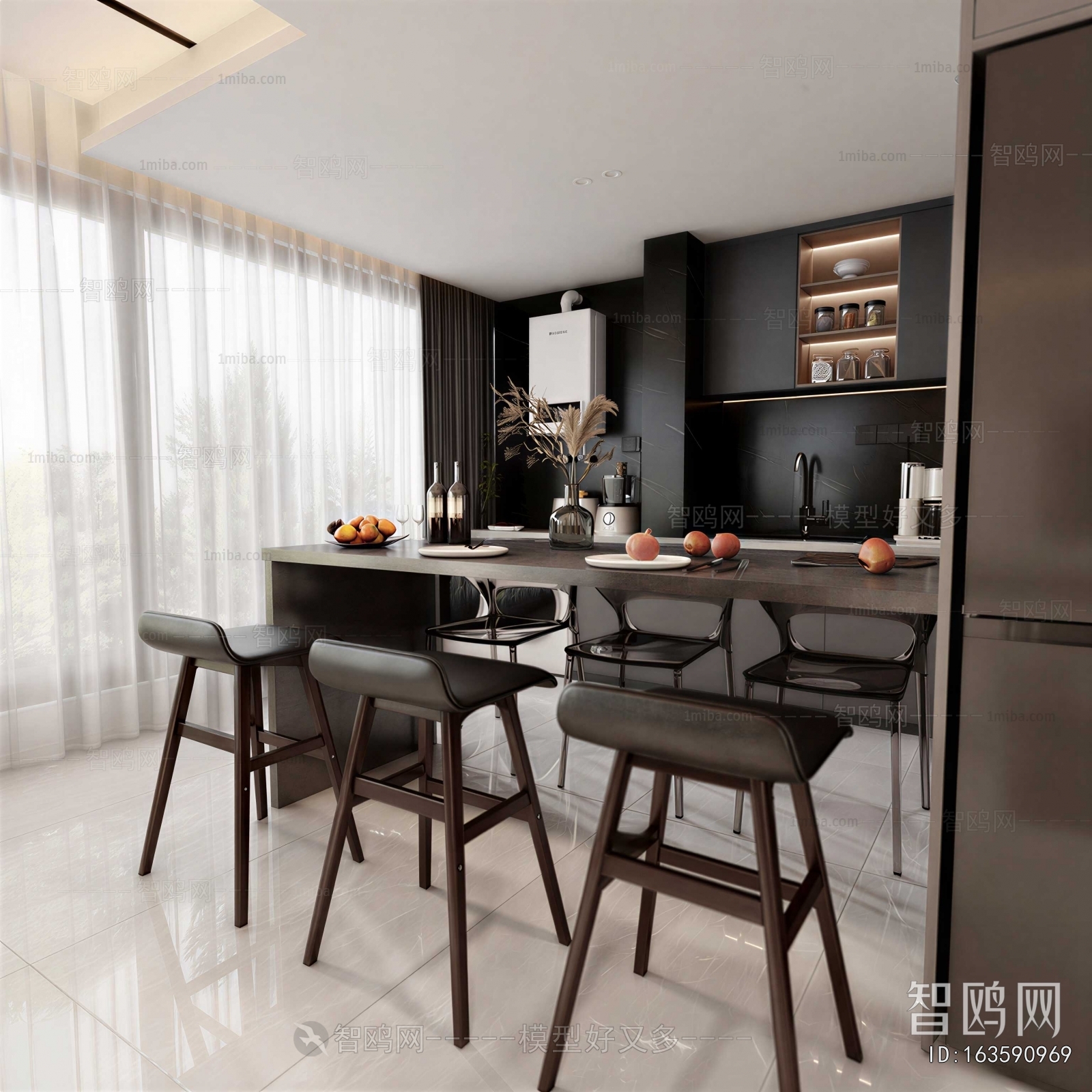 Modern Open Kitchen
