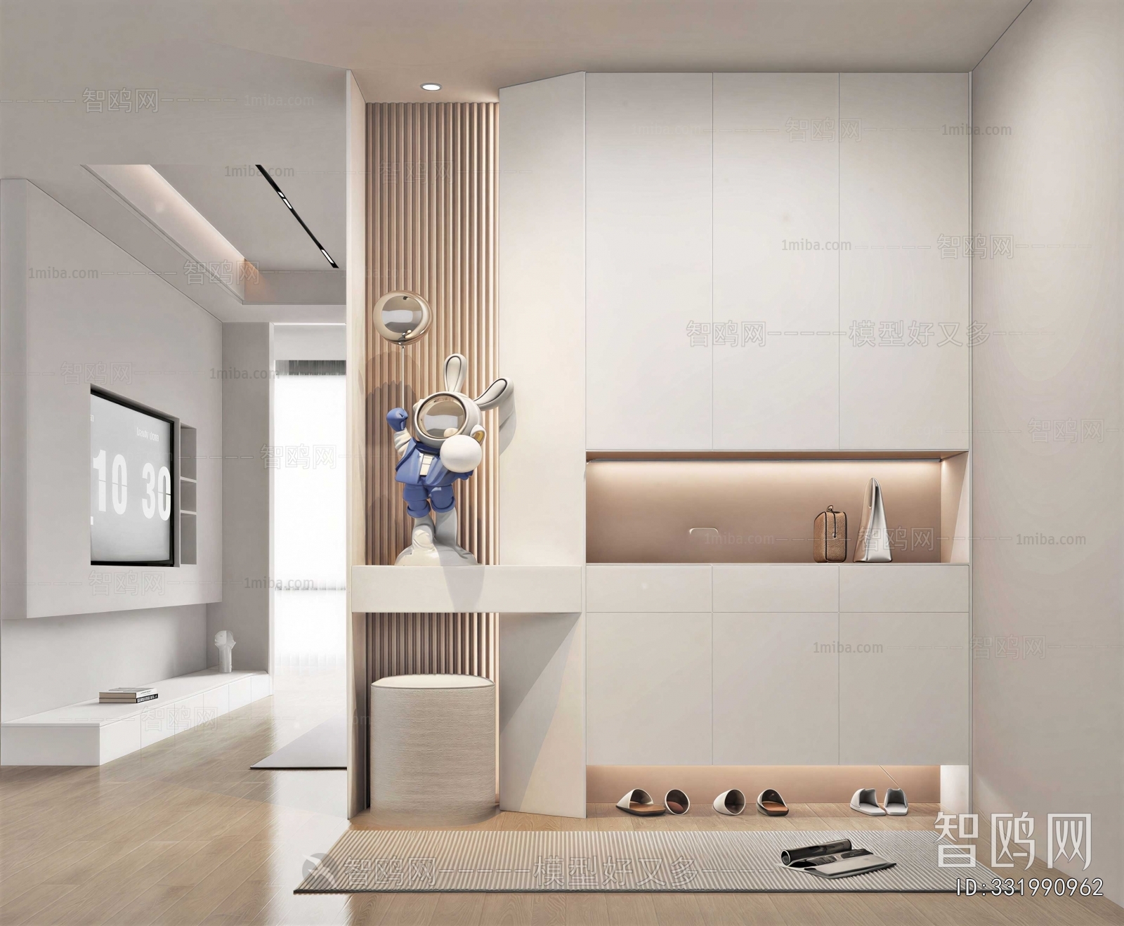 Modern Entrance Cabinet
