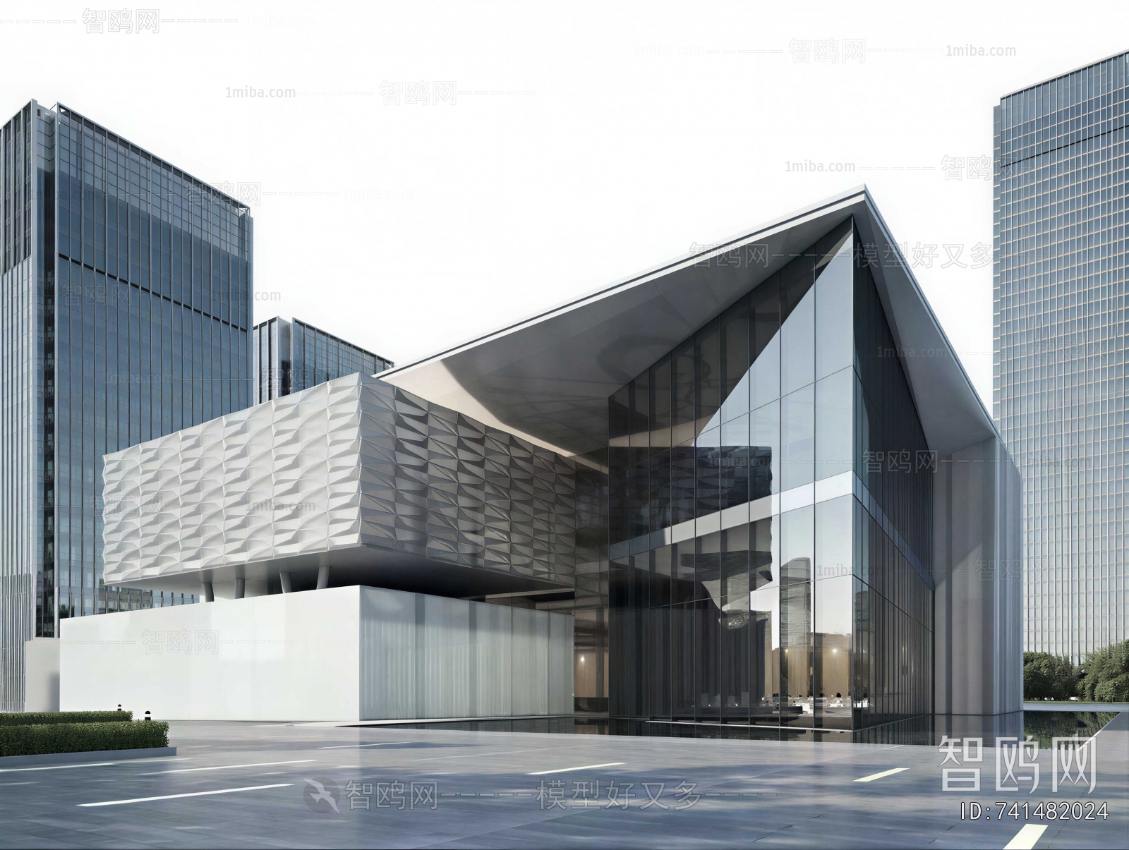Modern Appearance Of Commercial Building