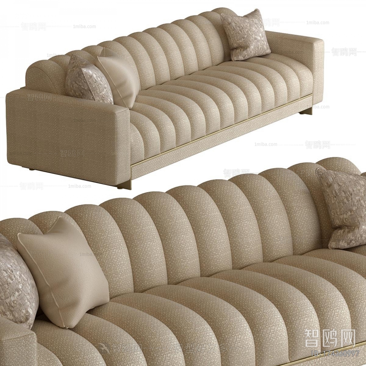 Modern Multi Person Sofa