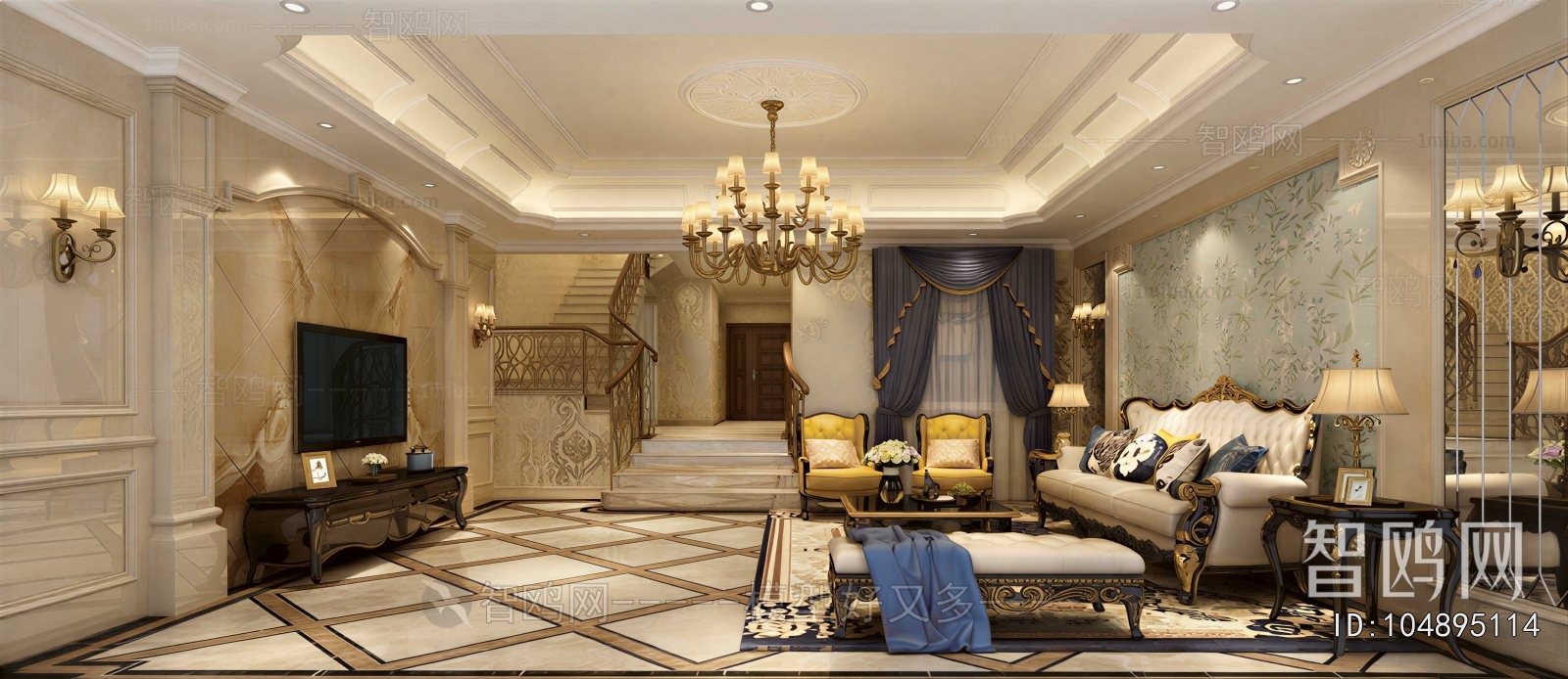 European Style A Living Room