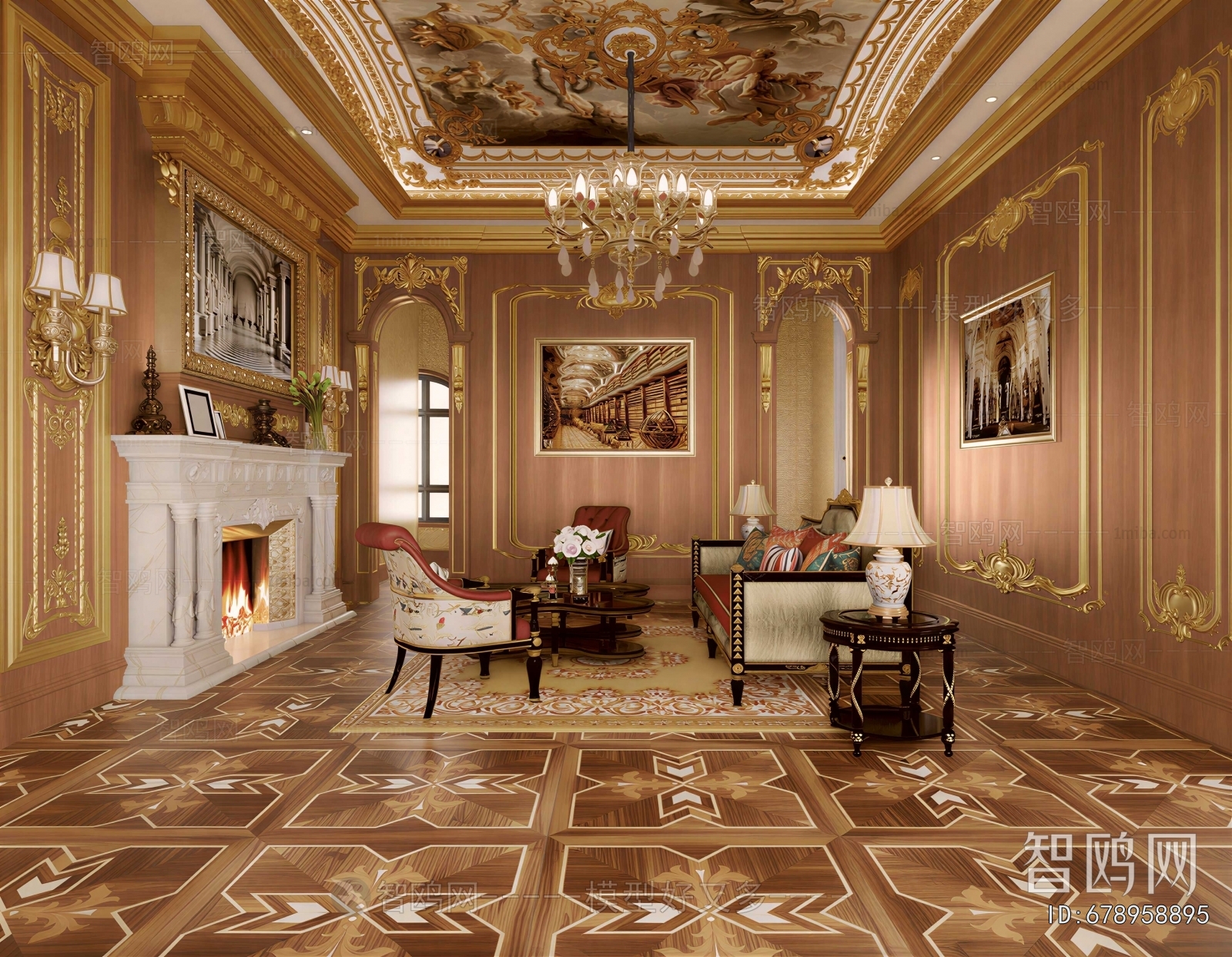 French Style A Living Room