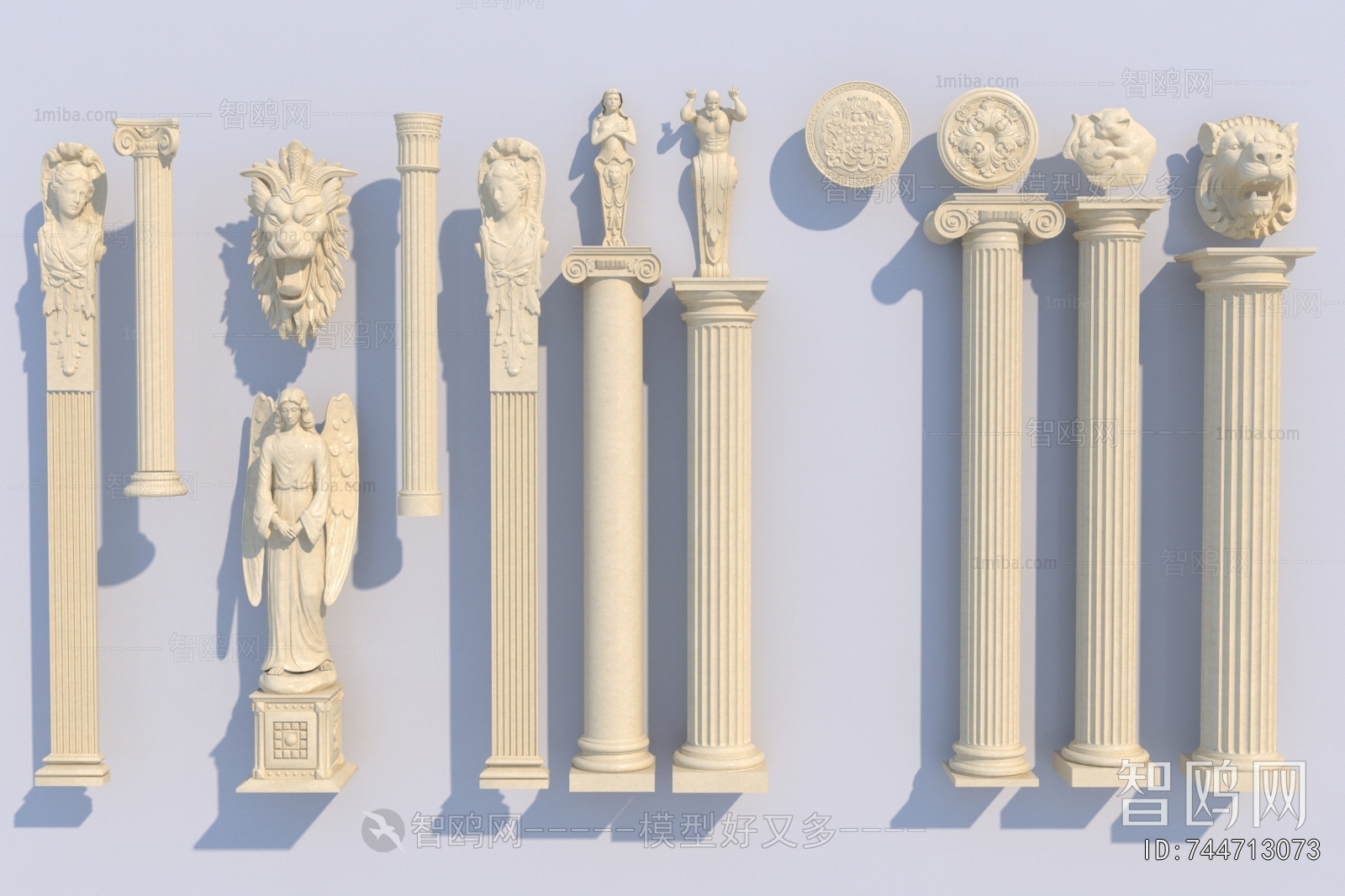 European Style Roman Pillar