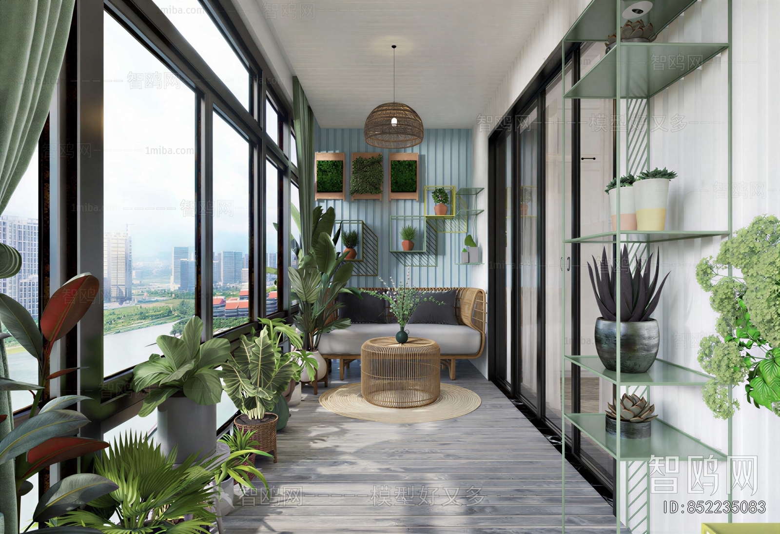 Nordic Style Leisure Balcony
