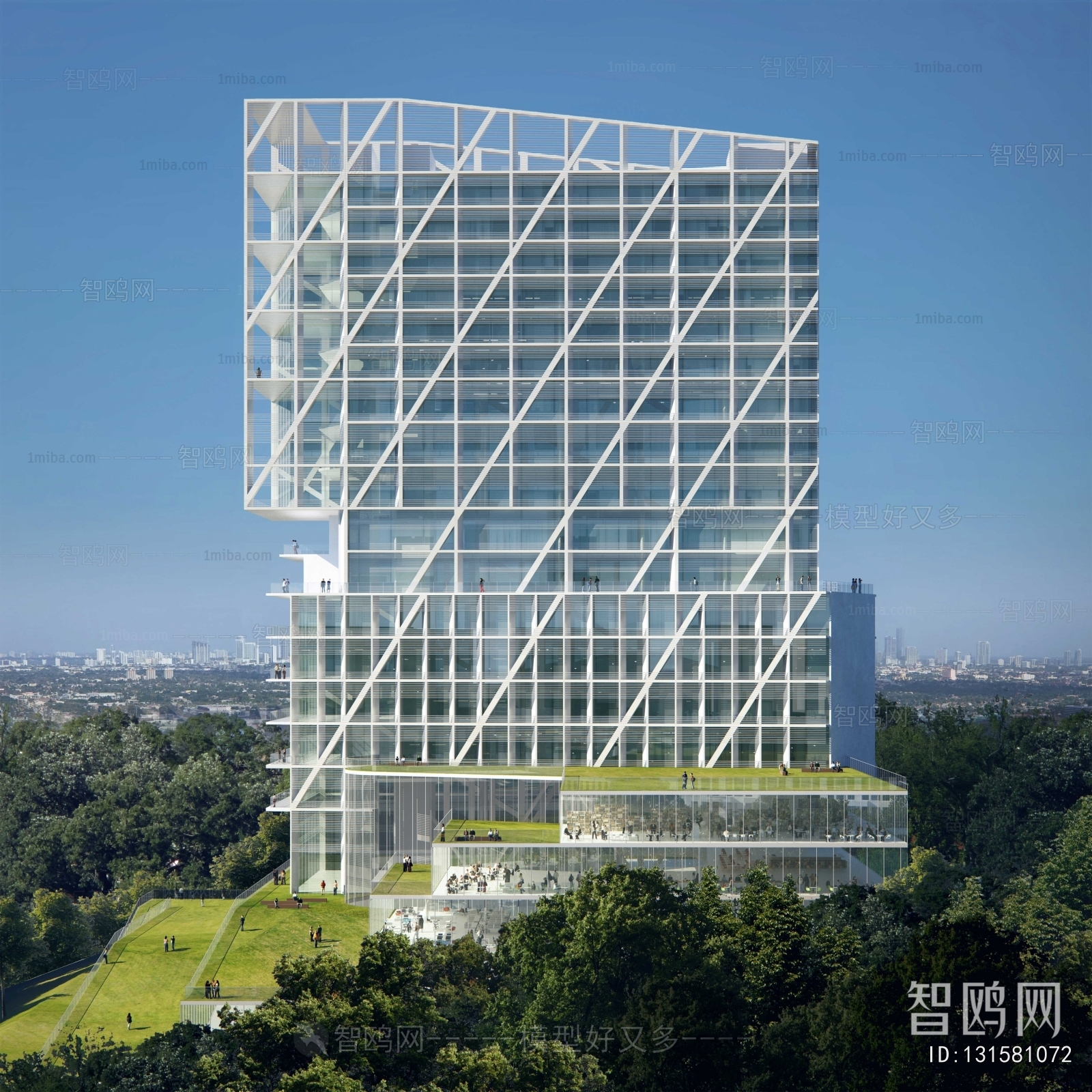 Modern Appearance Of Commercial Building