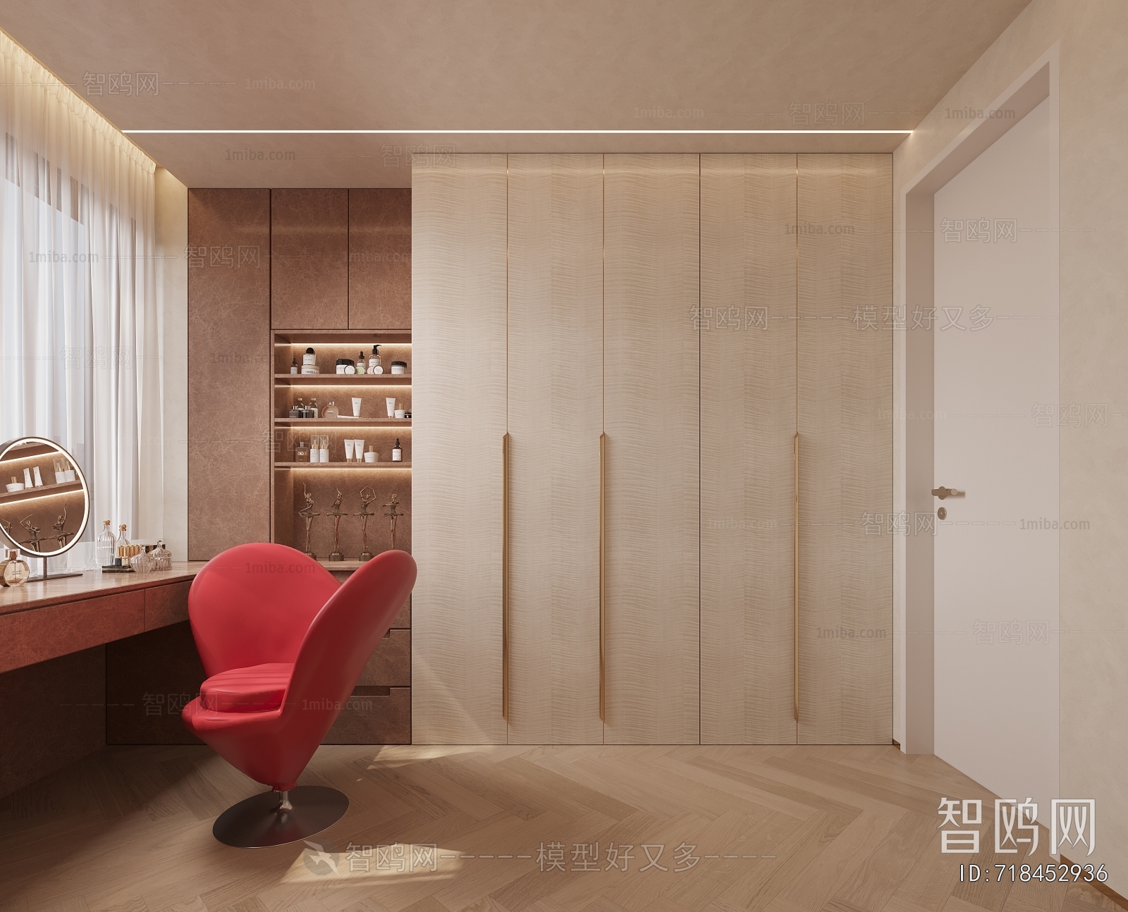 Modern Clothes Storage Area