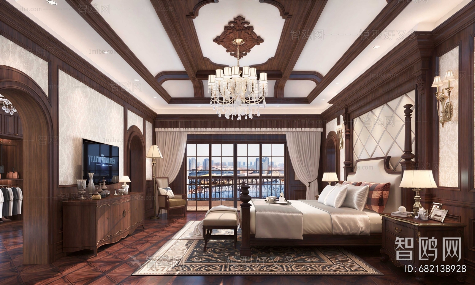 American Style Bedroom
