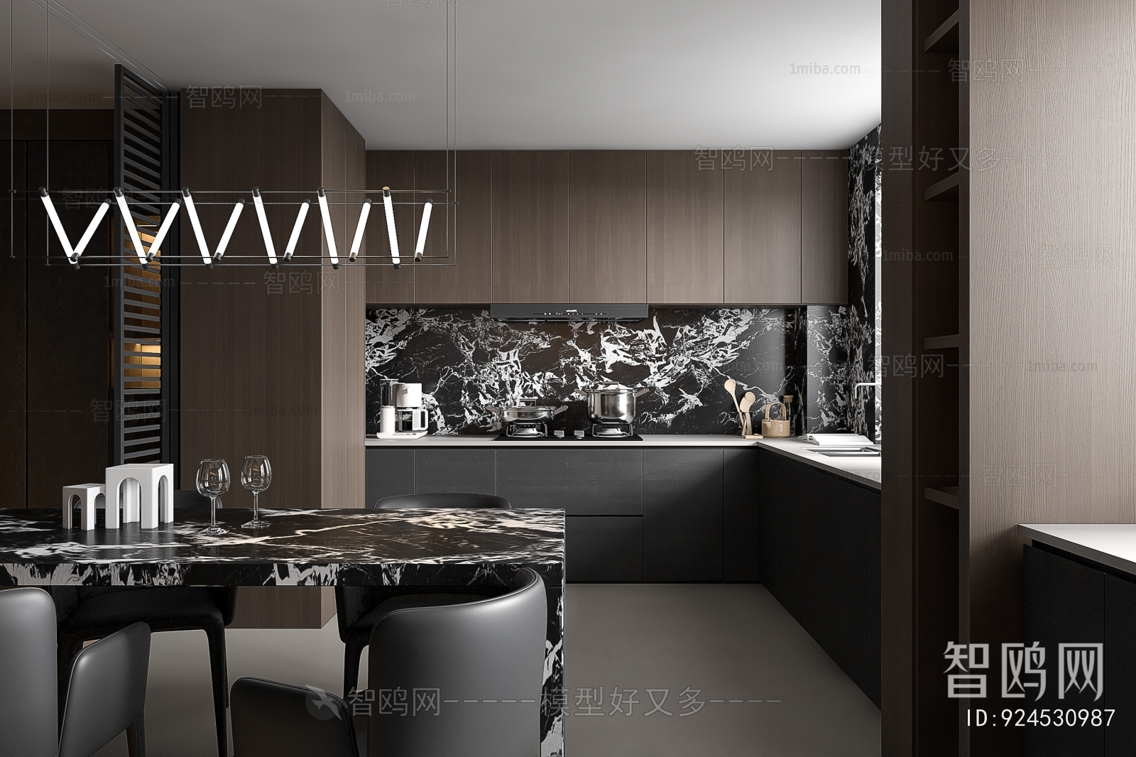 Modern Open Kitchen