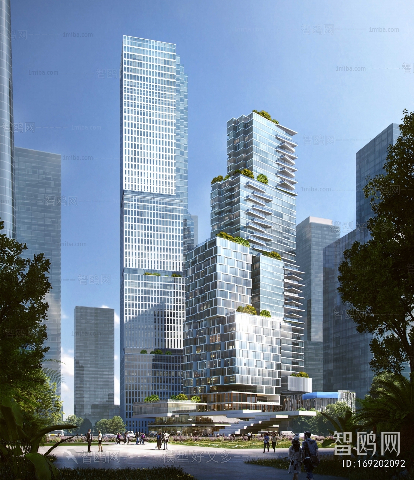 Modern Appearance Of Commercial Building