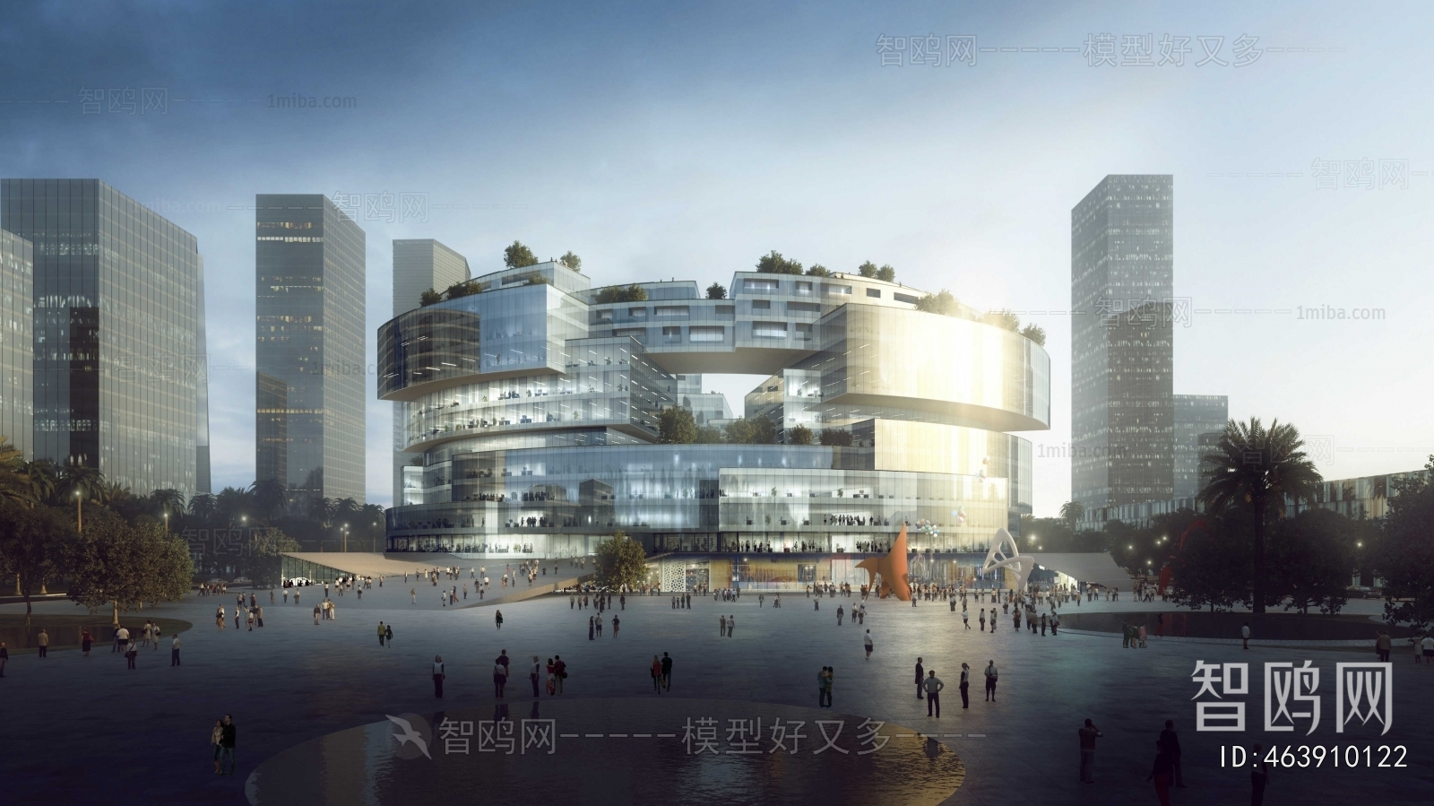 Modern Appearance Of Commercial Building