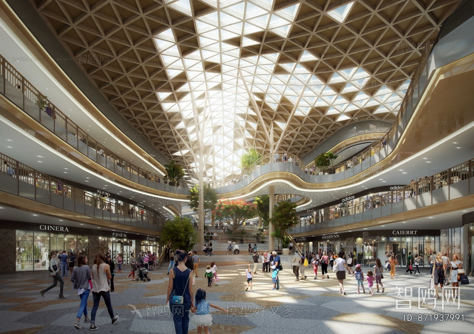 Modern Shopping Mall