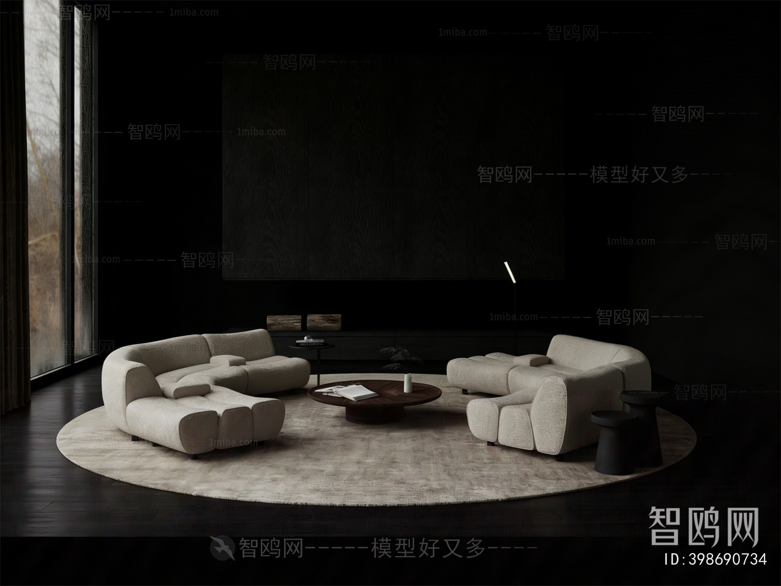 Wabi-sabi Style A Living Room