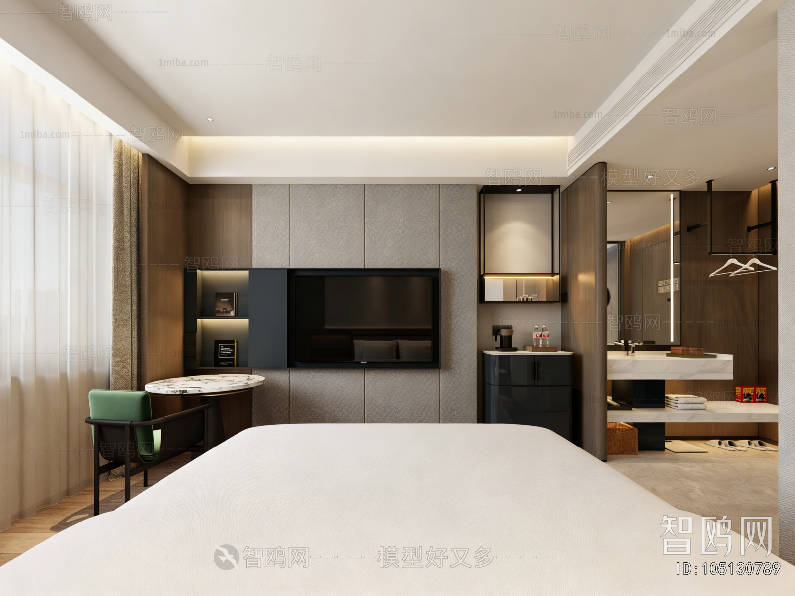 Modern Guest Room