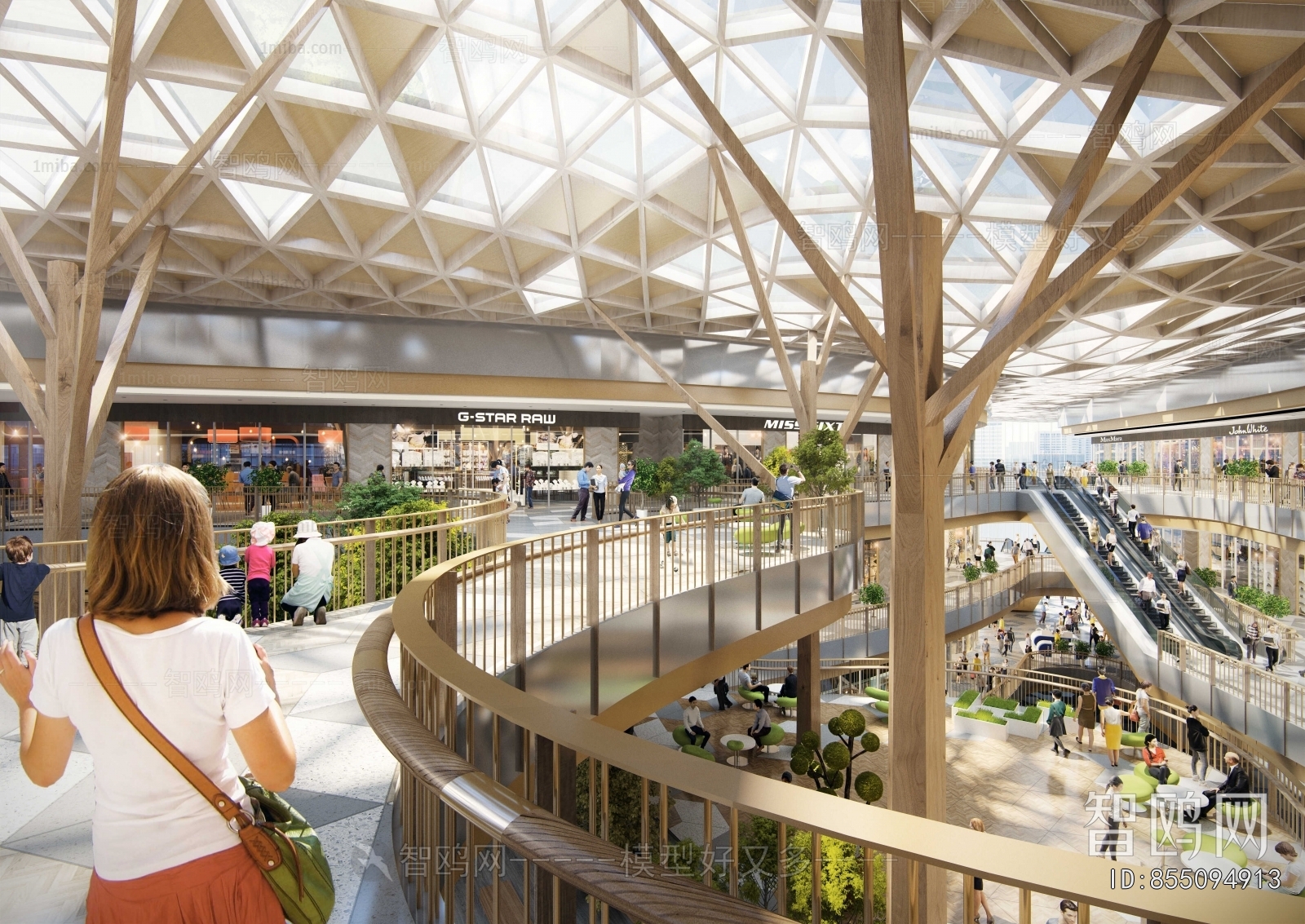 Modern Shopping Mall