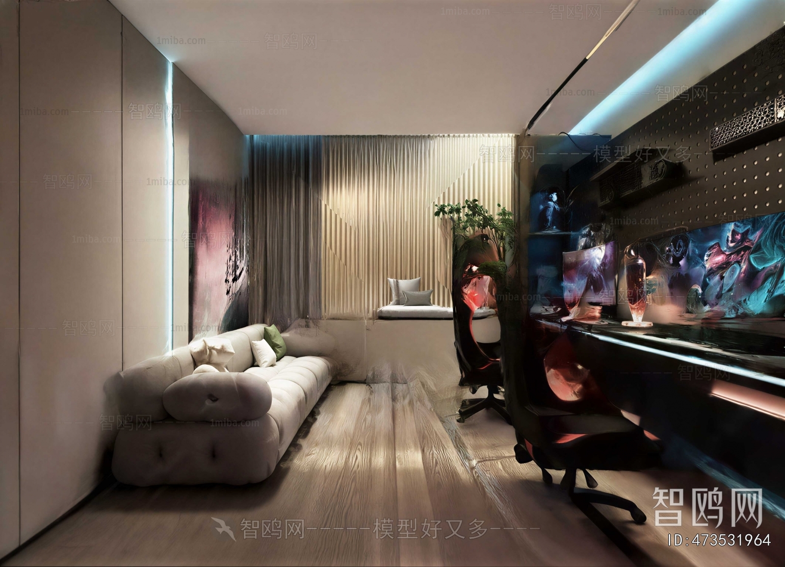 Modern E-sports Room