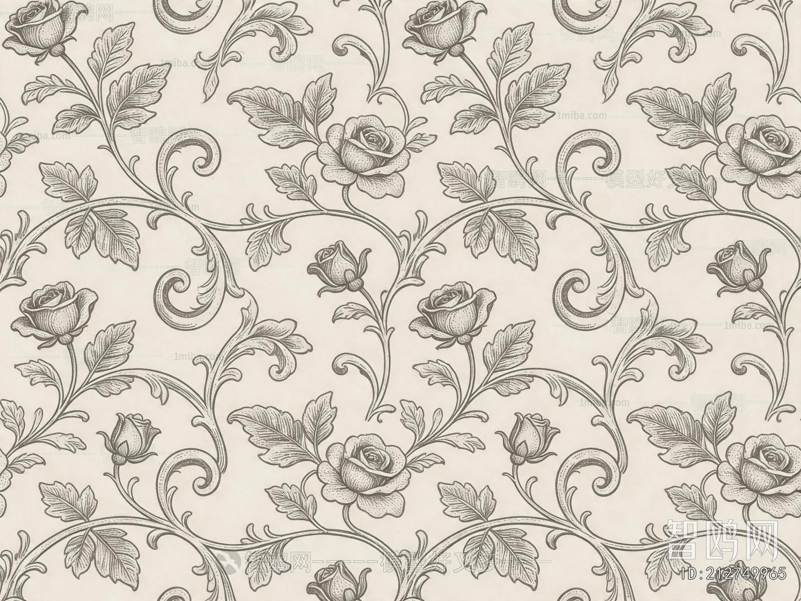 Animal And Plant Pattern Wallpaper