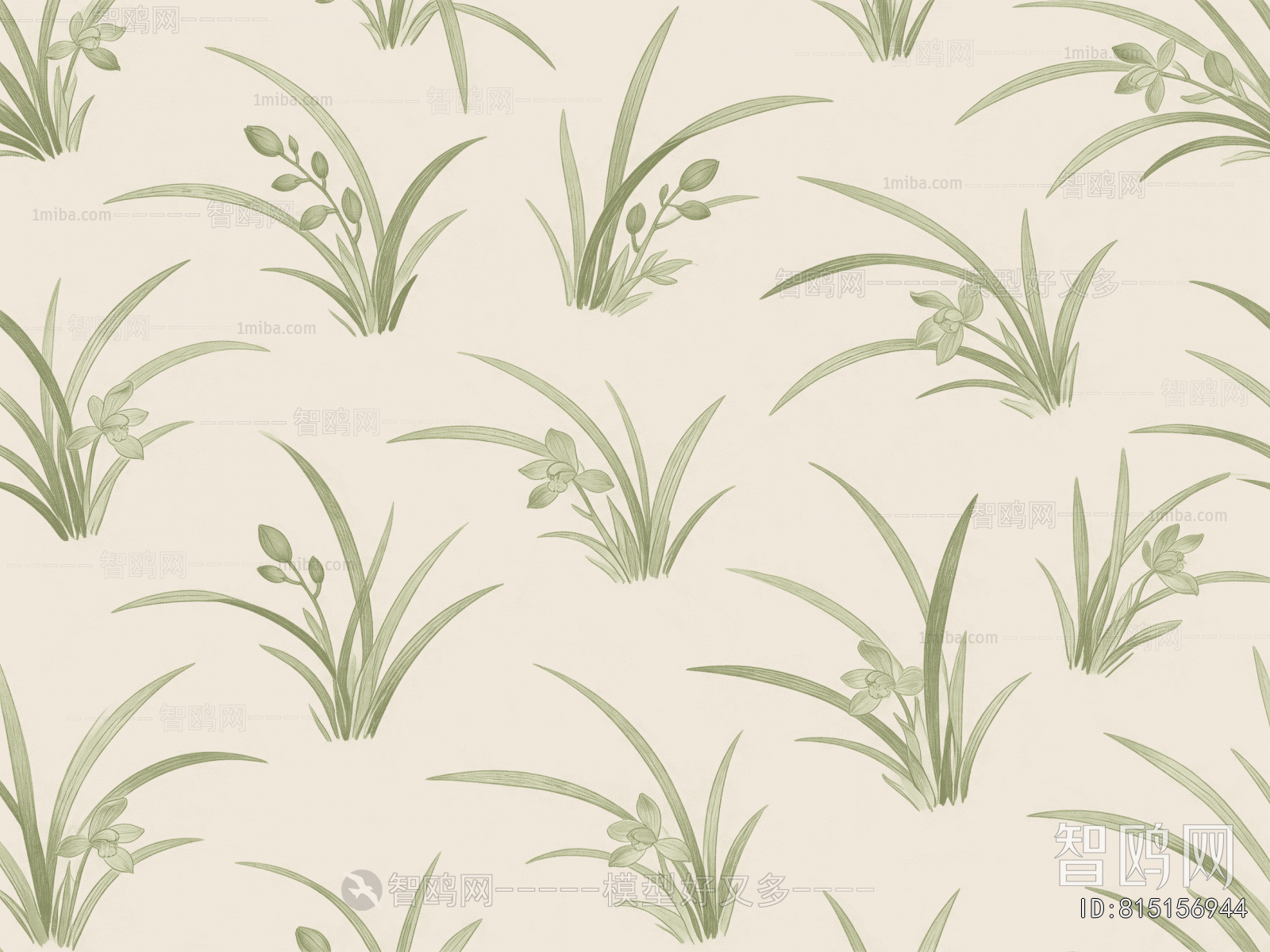 Animal And Plant Pattern Wallpaper