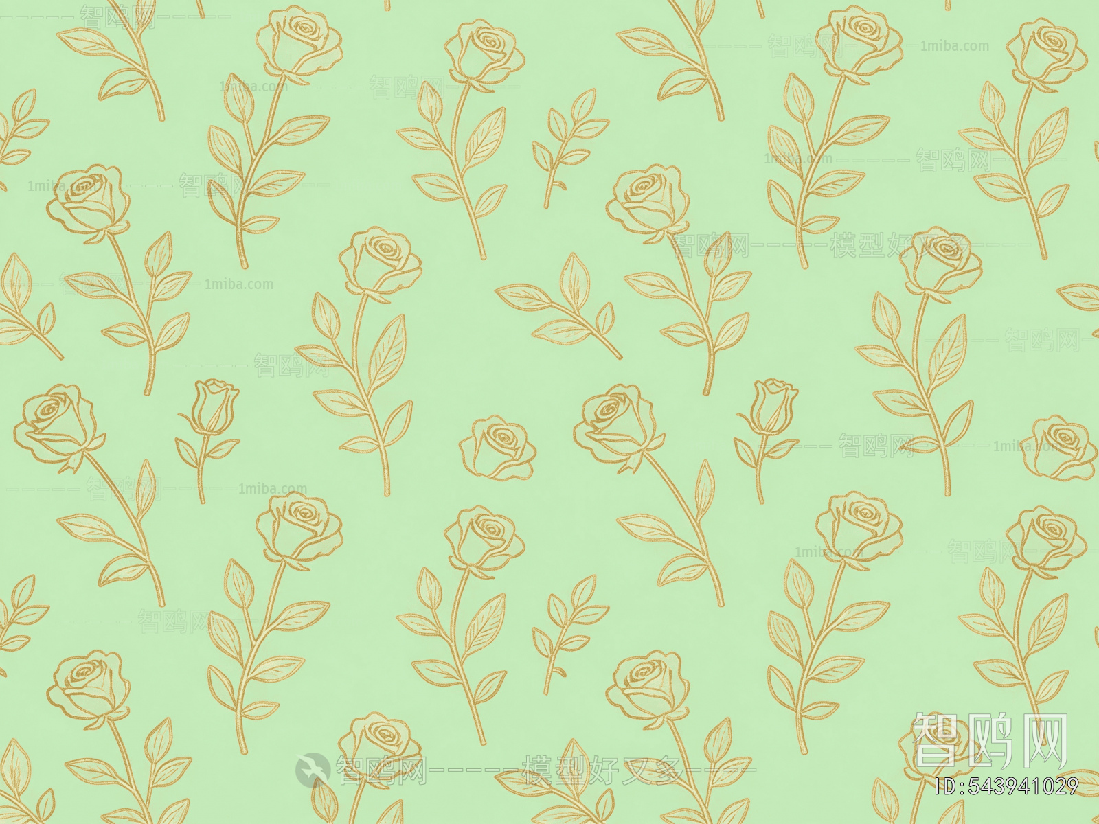 Animal And Plant Pattern Wallpaper