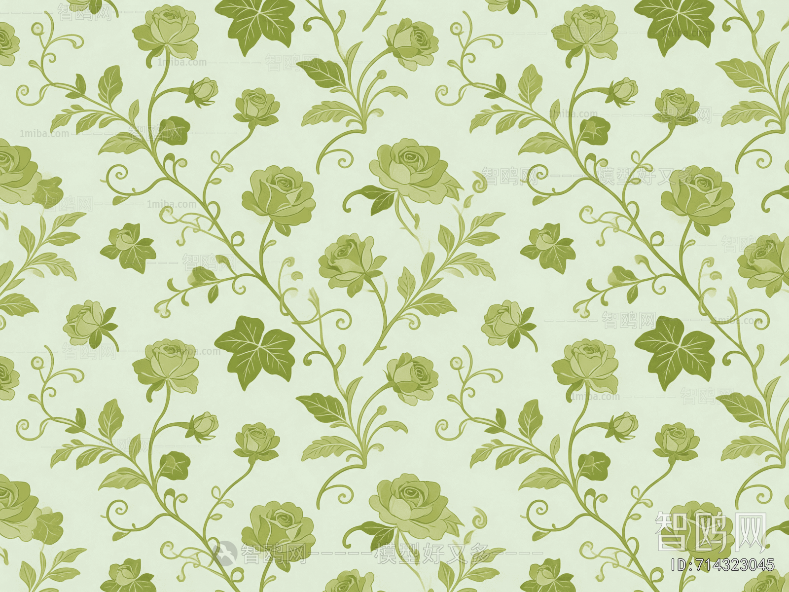Animal And Plant Pattern Wallpaper