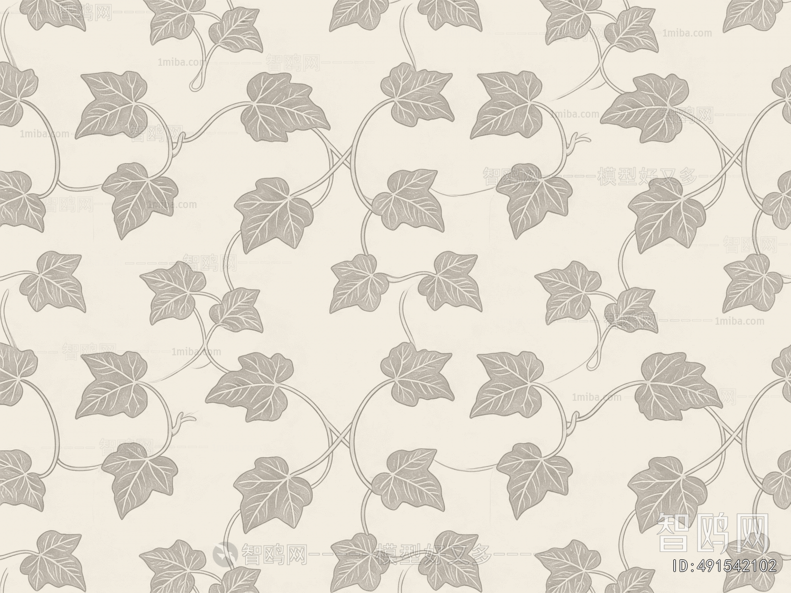 Animal And Plant Pattern Wallpaper