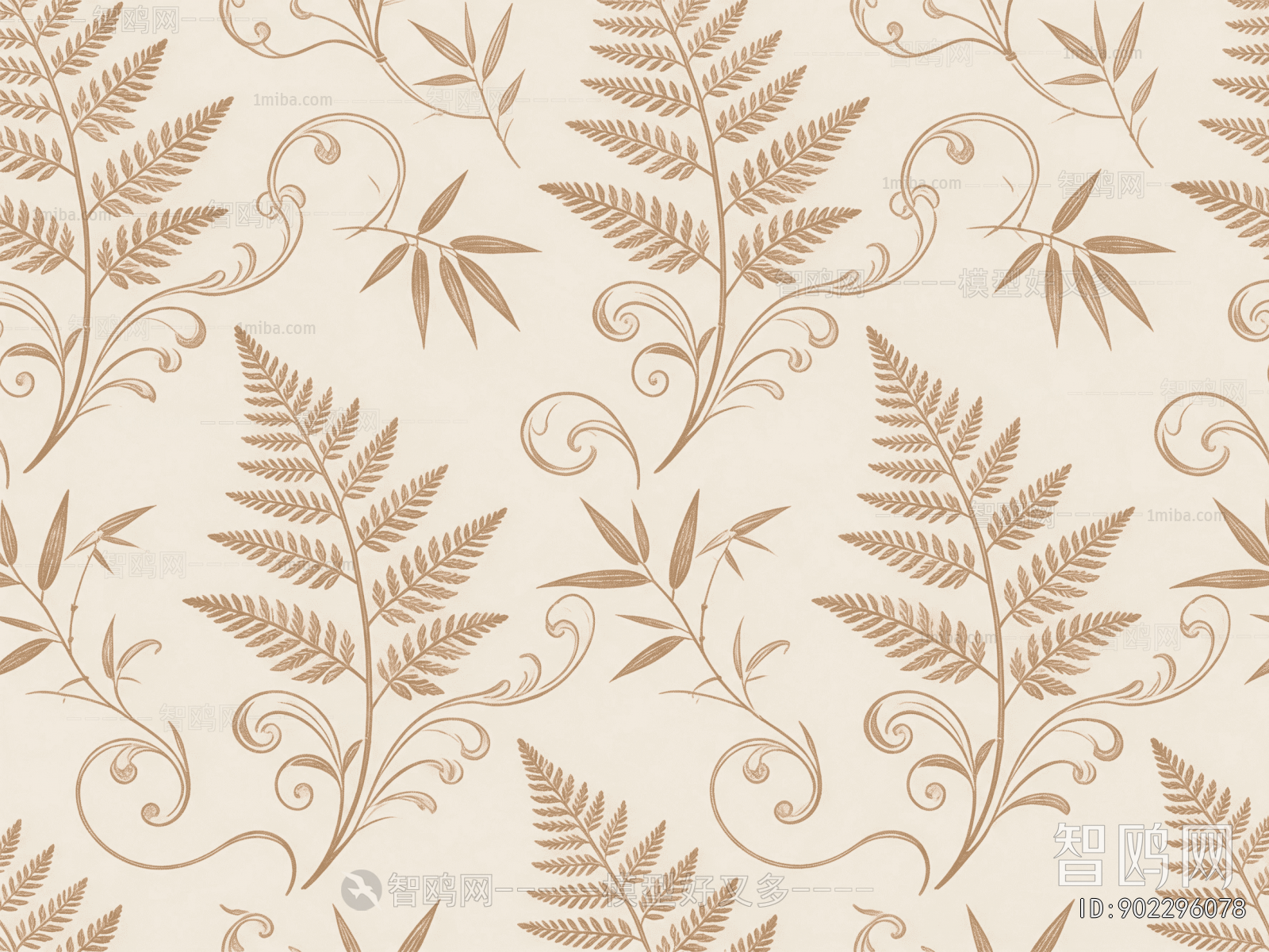 Animal And Plant Pattern Wallpaper