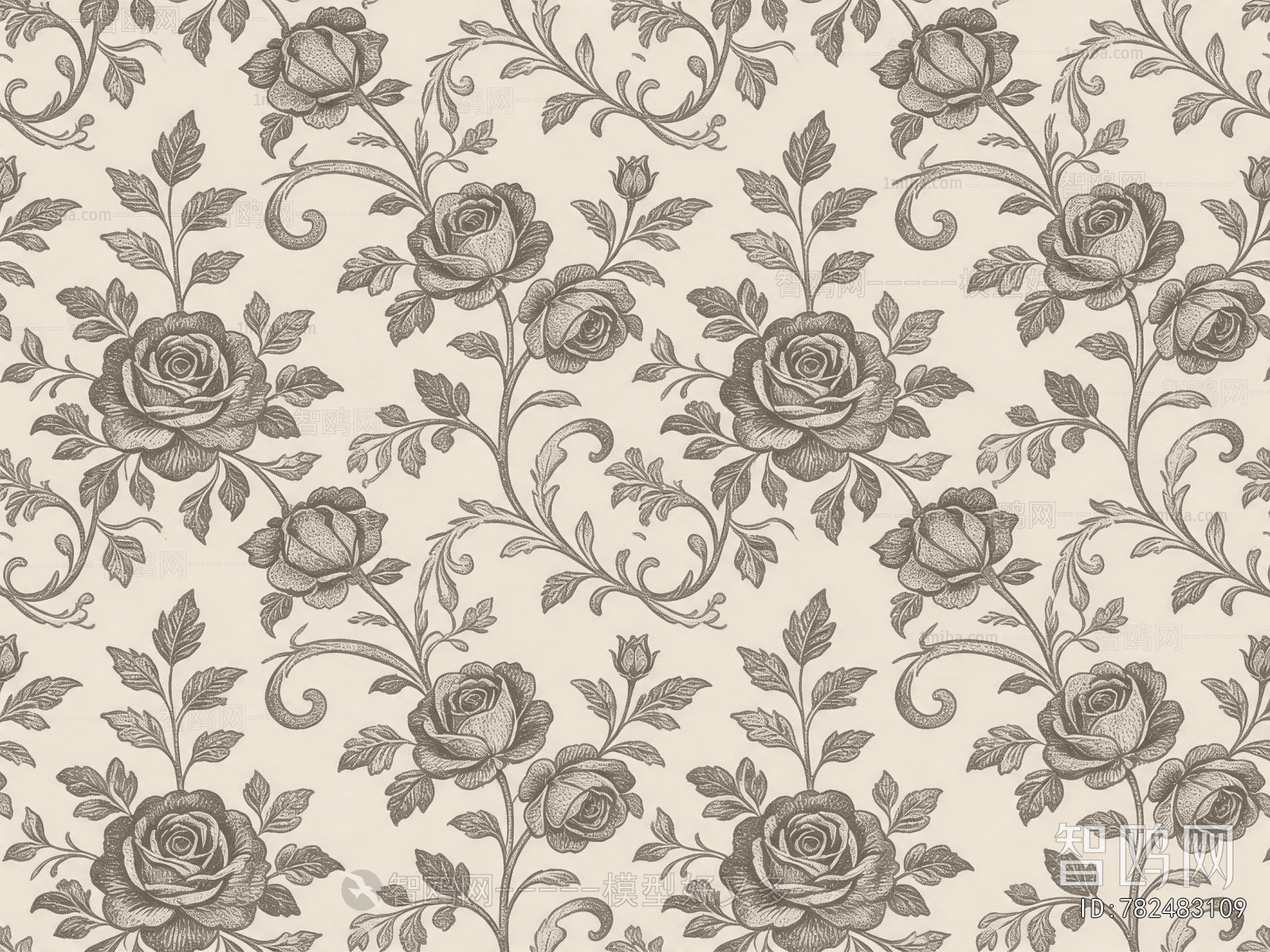 Animal And Plant Pattern Wallpaper