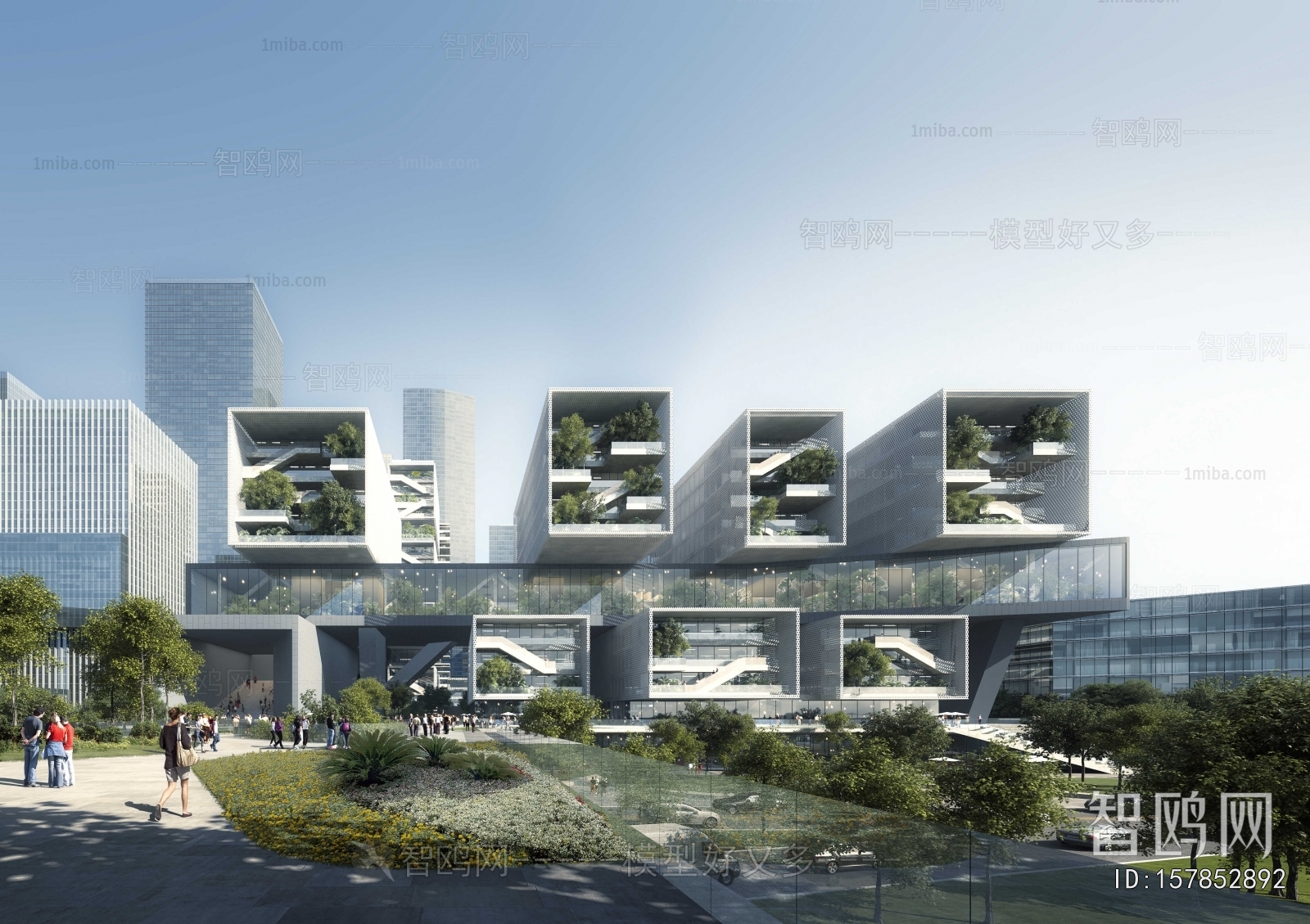 Modern Appearance Of Commercial Building