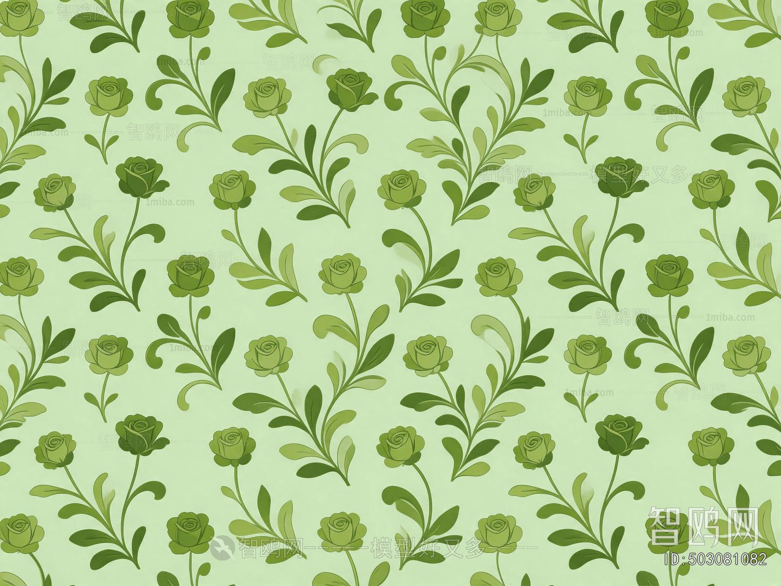 Animal And Plant Pattern Wallpaper