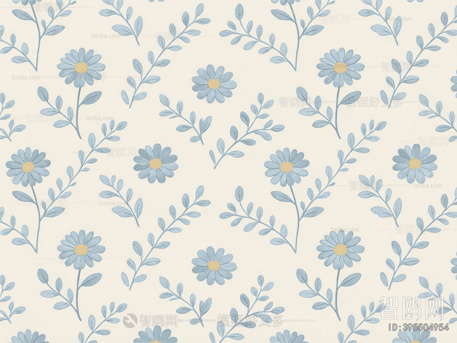 Animal And Plant Pattern Wallpaper