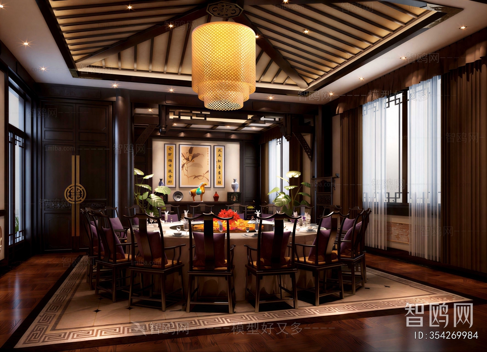 Chinese Style Restaurant Box
