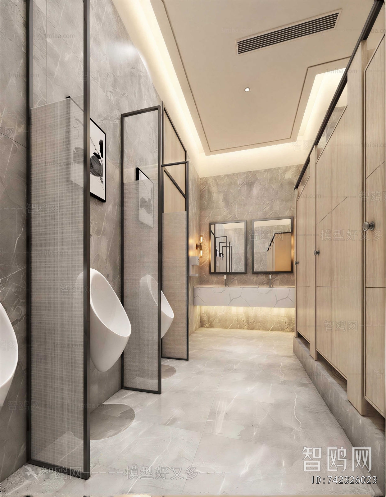 Modern Public Toilet