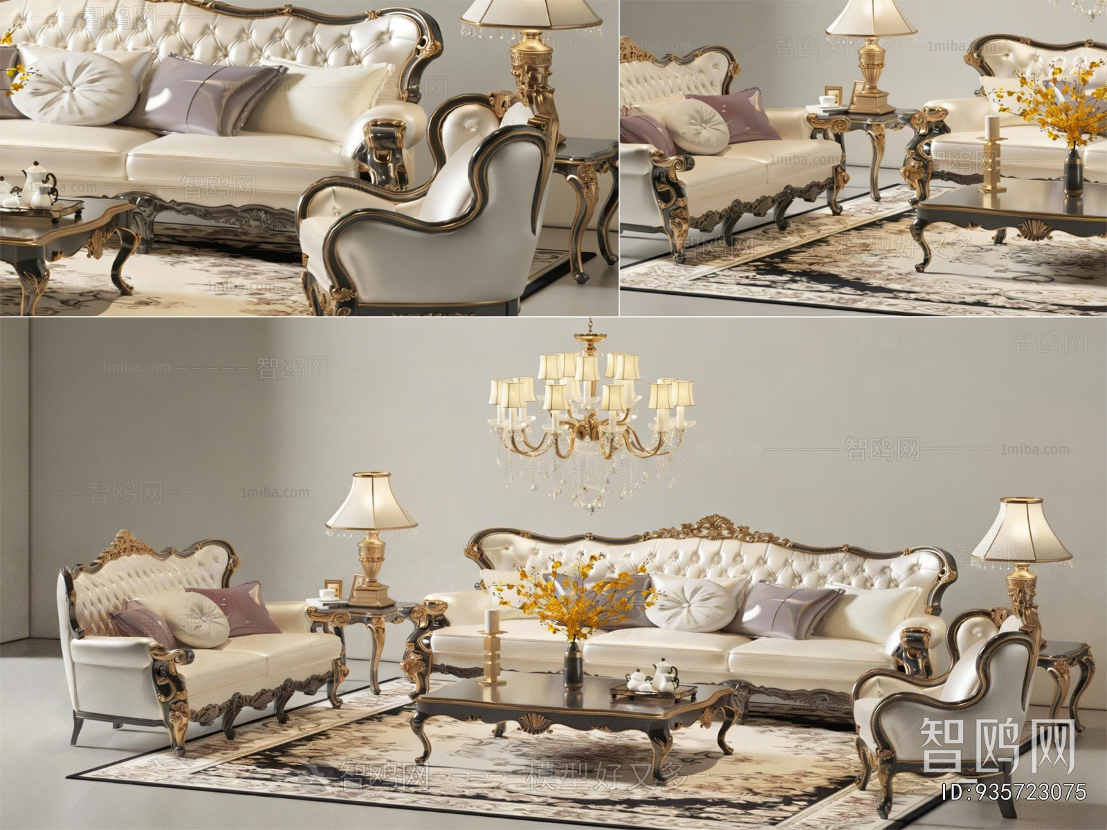 European Style Sofa Combination