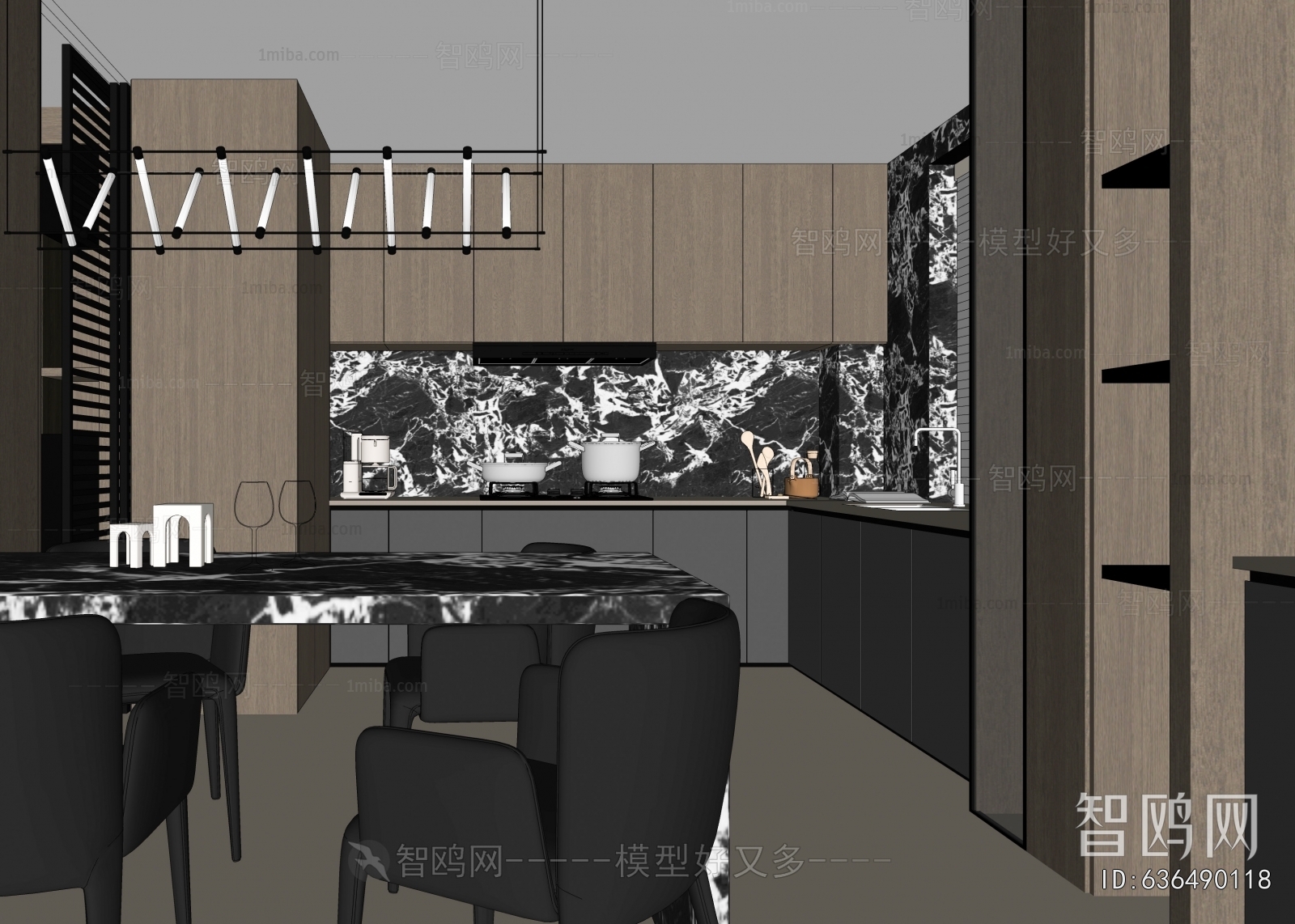 Modern Open Kitchen