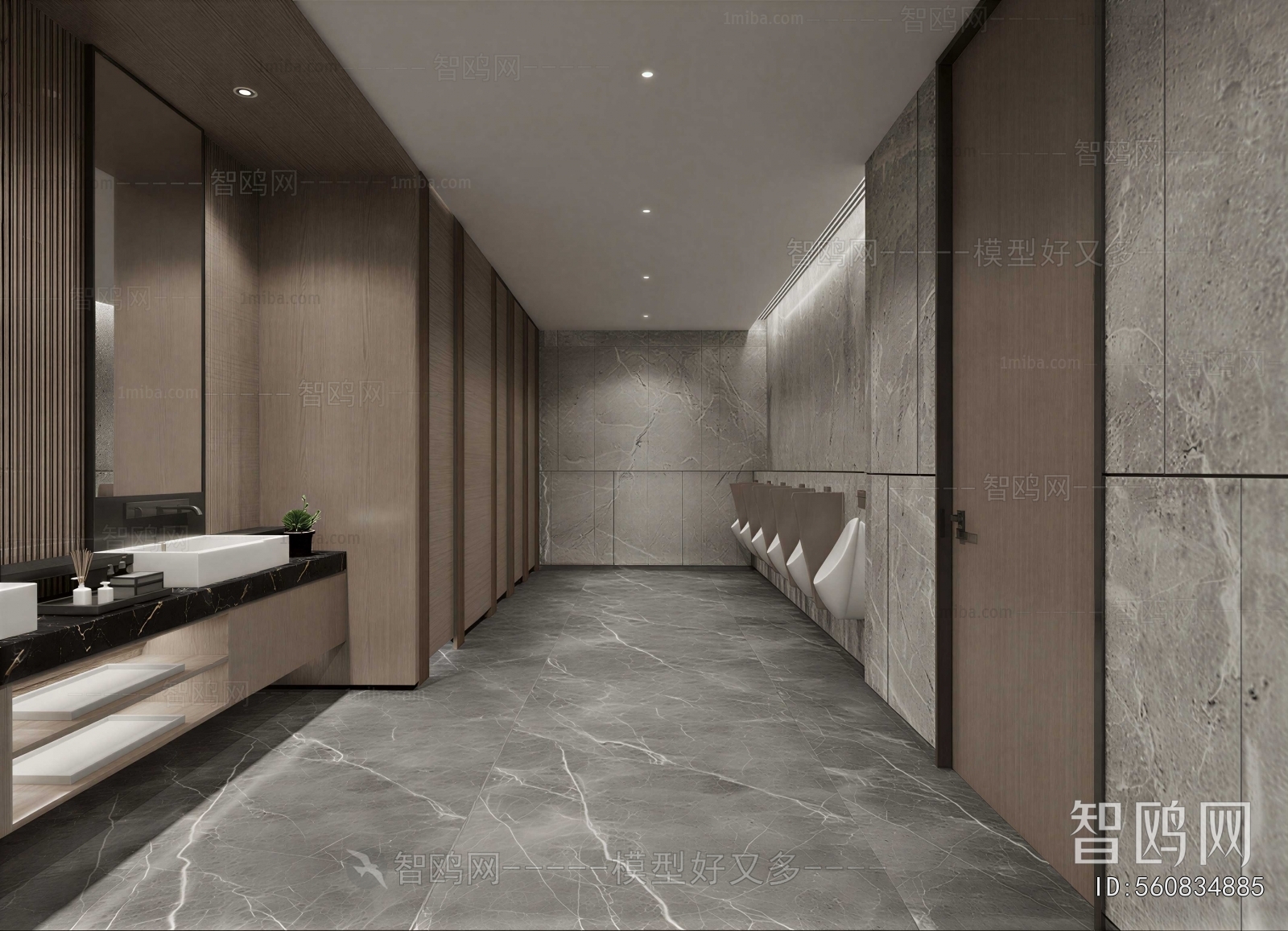 Modern Public Toilet