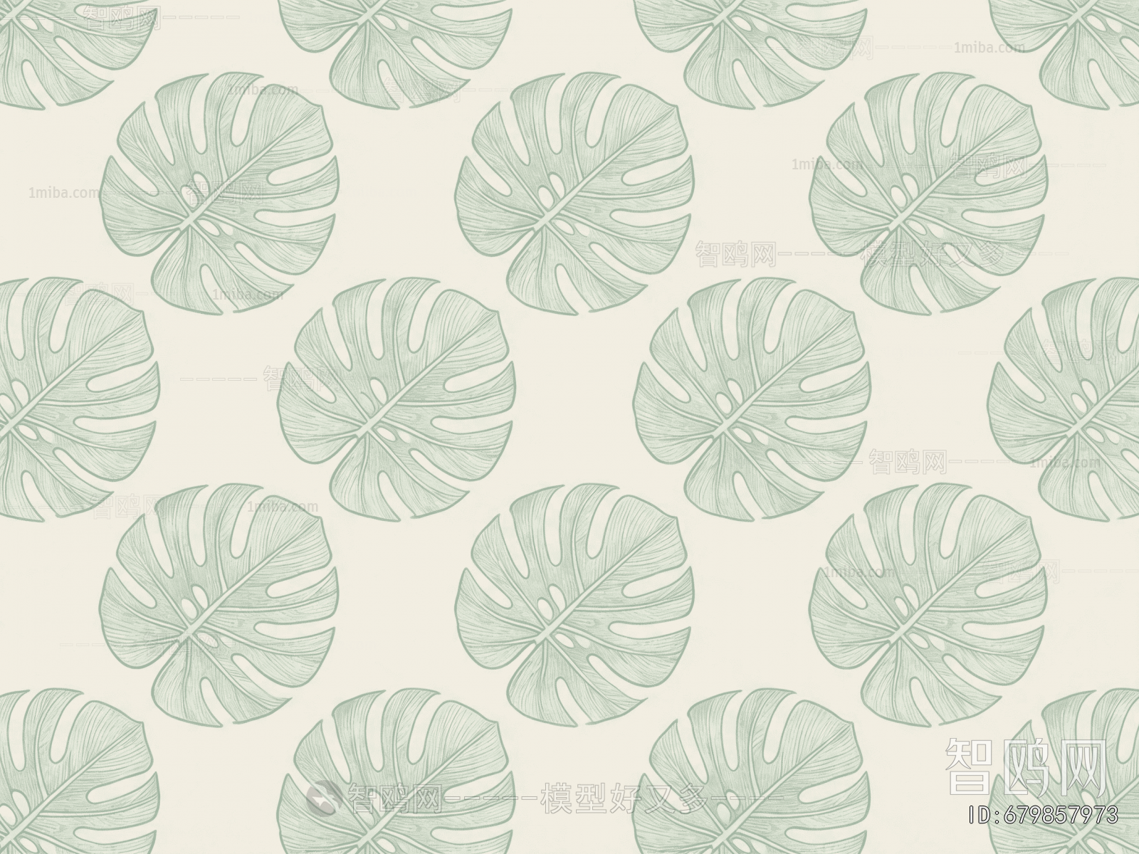 Animal And Plant Pattern Wallpaper
