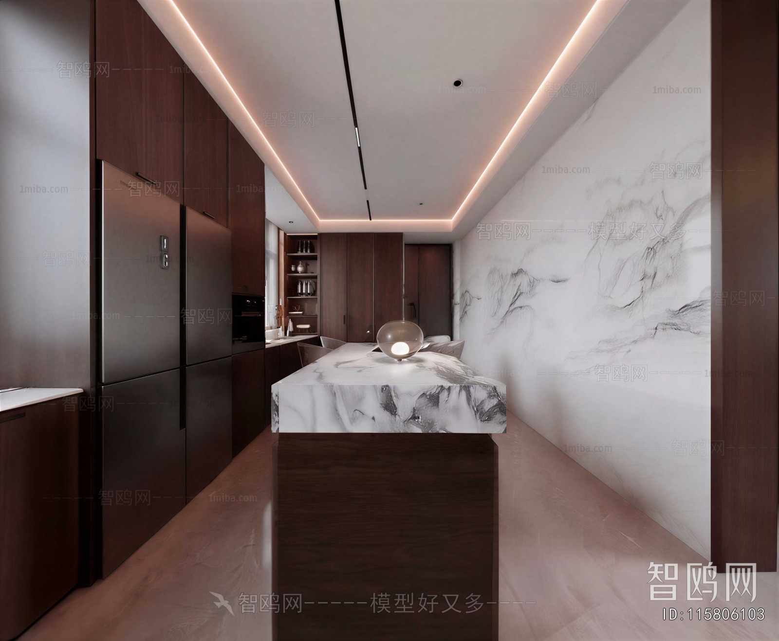 Modern Open Kitchen
