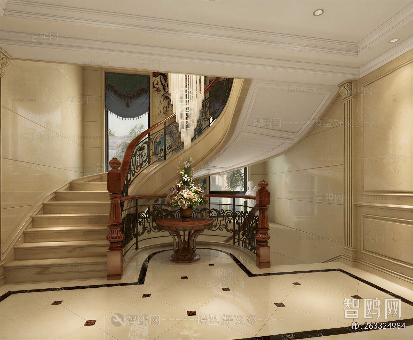 European Style Stairwell