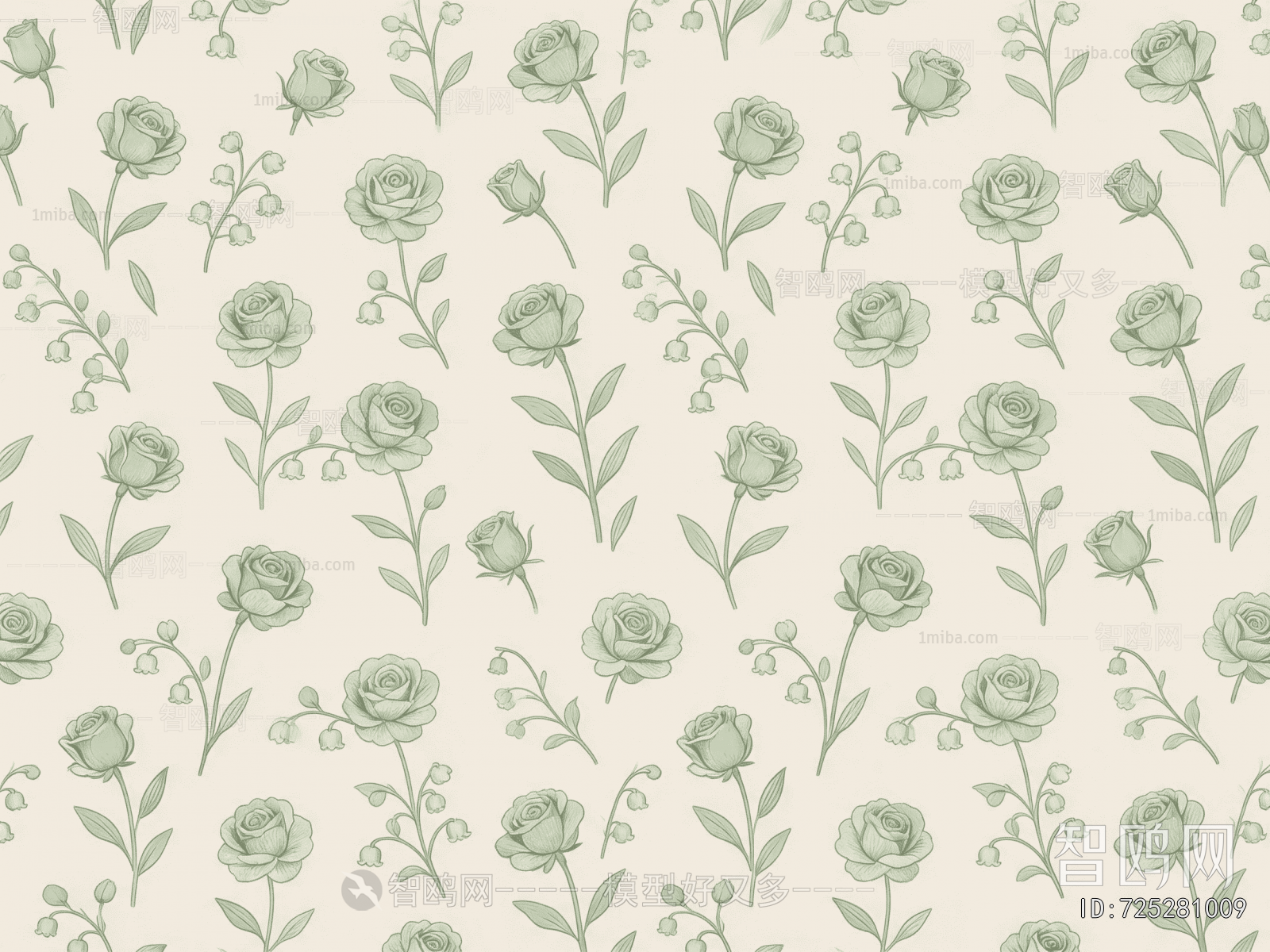 Animal And Plant Pattern Wallpaper