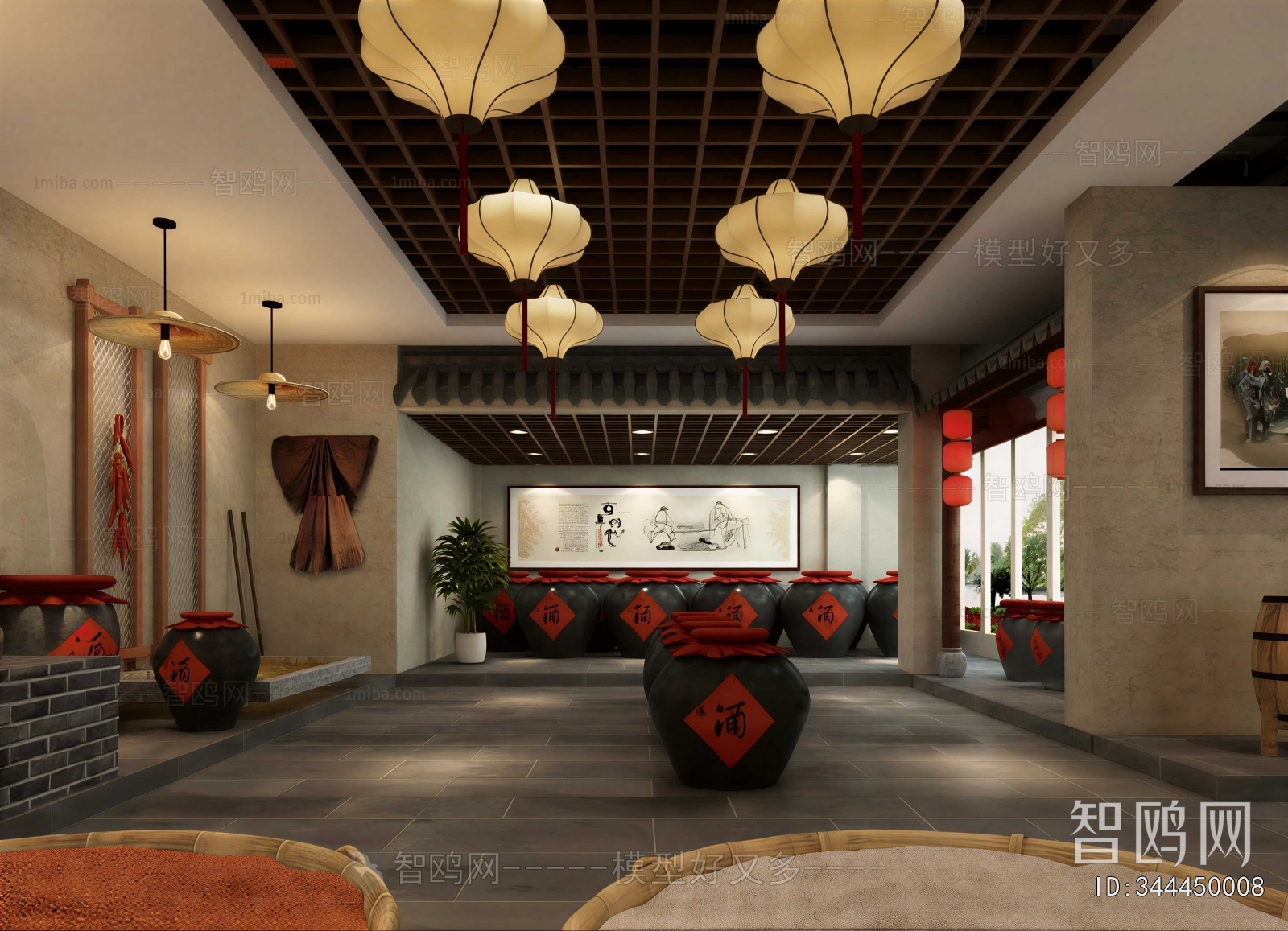 New Chinese Style Exhibition Hall