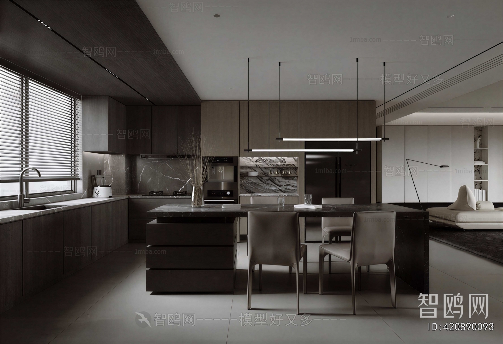 Modern Open Kitchen