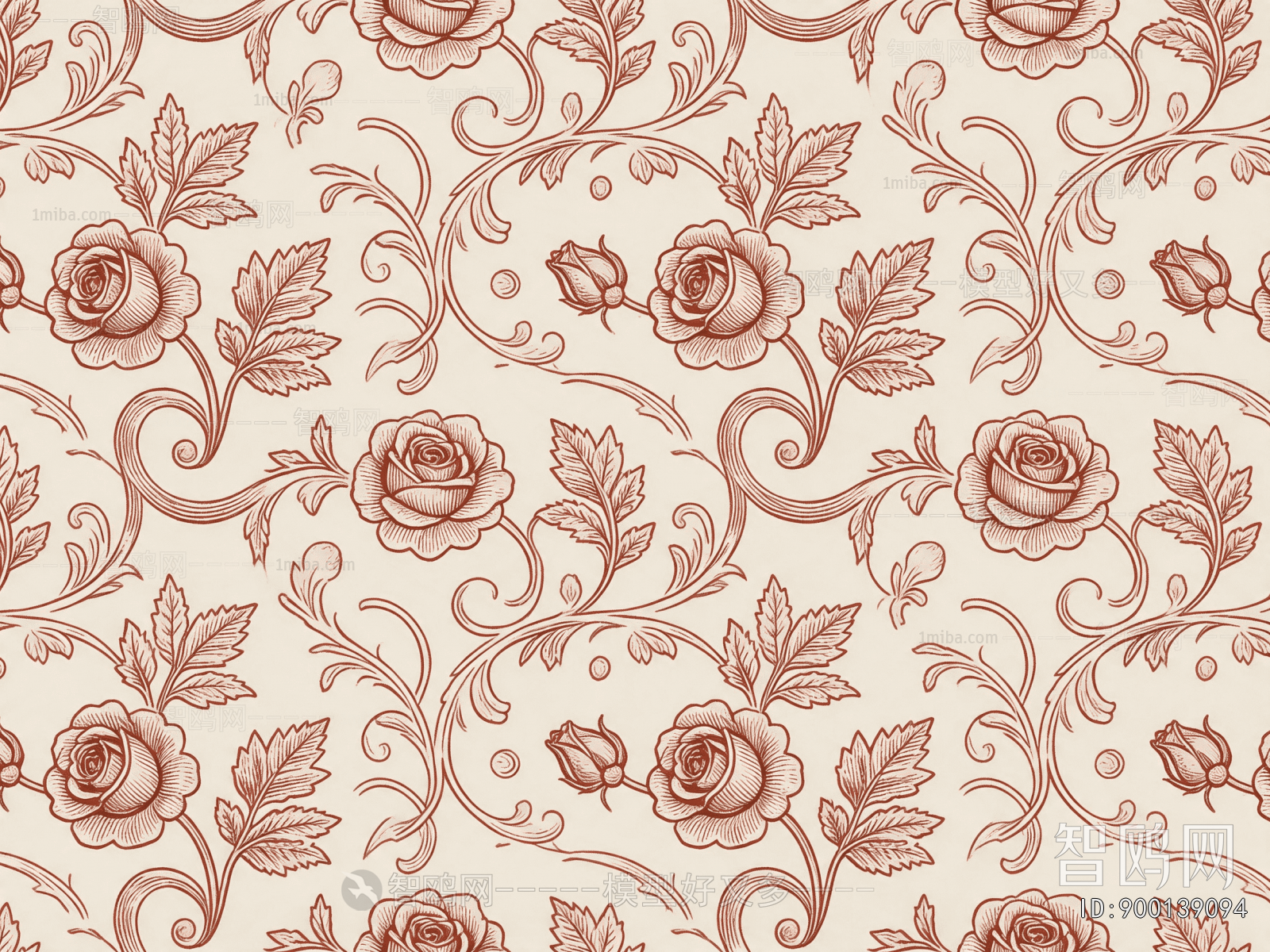Animal And Plant Pattern Wallpaper