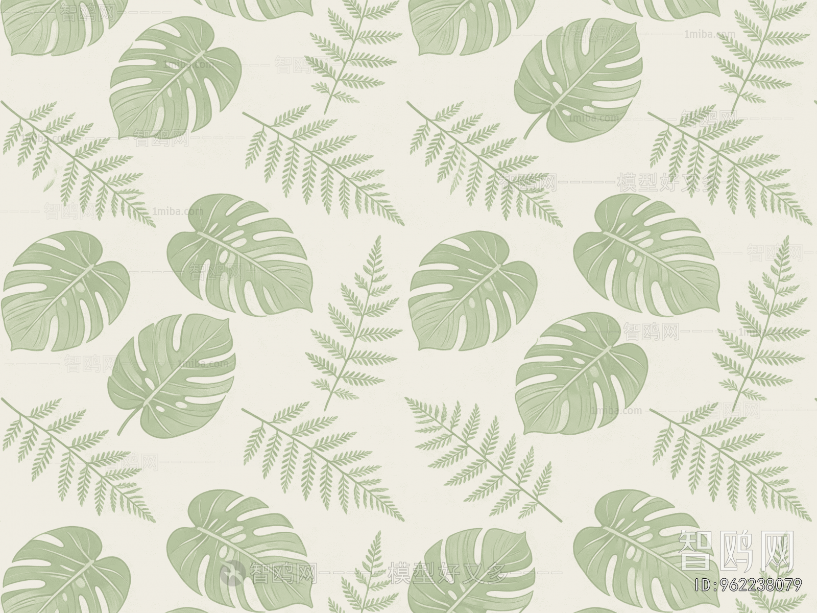 Animal And Plant Pattern Wallpaper