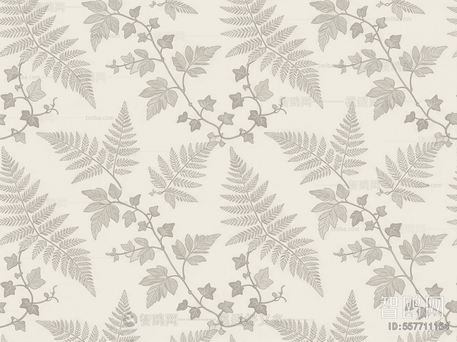 Animal And Plant Pattern Wallpaper