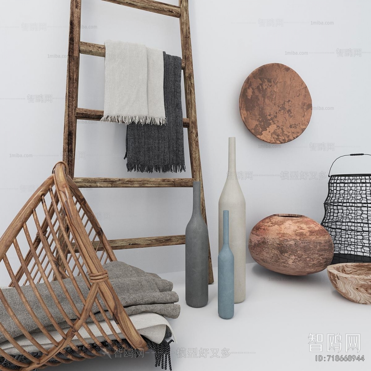 Wabi-sabi Style Decorative Set